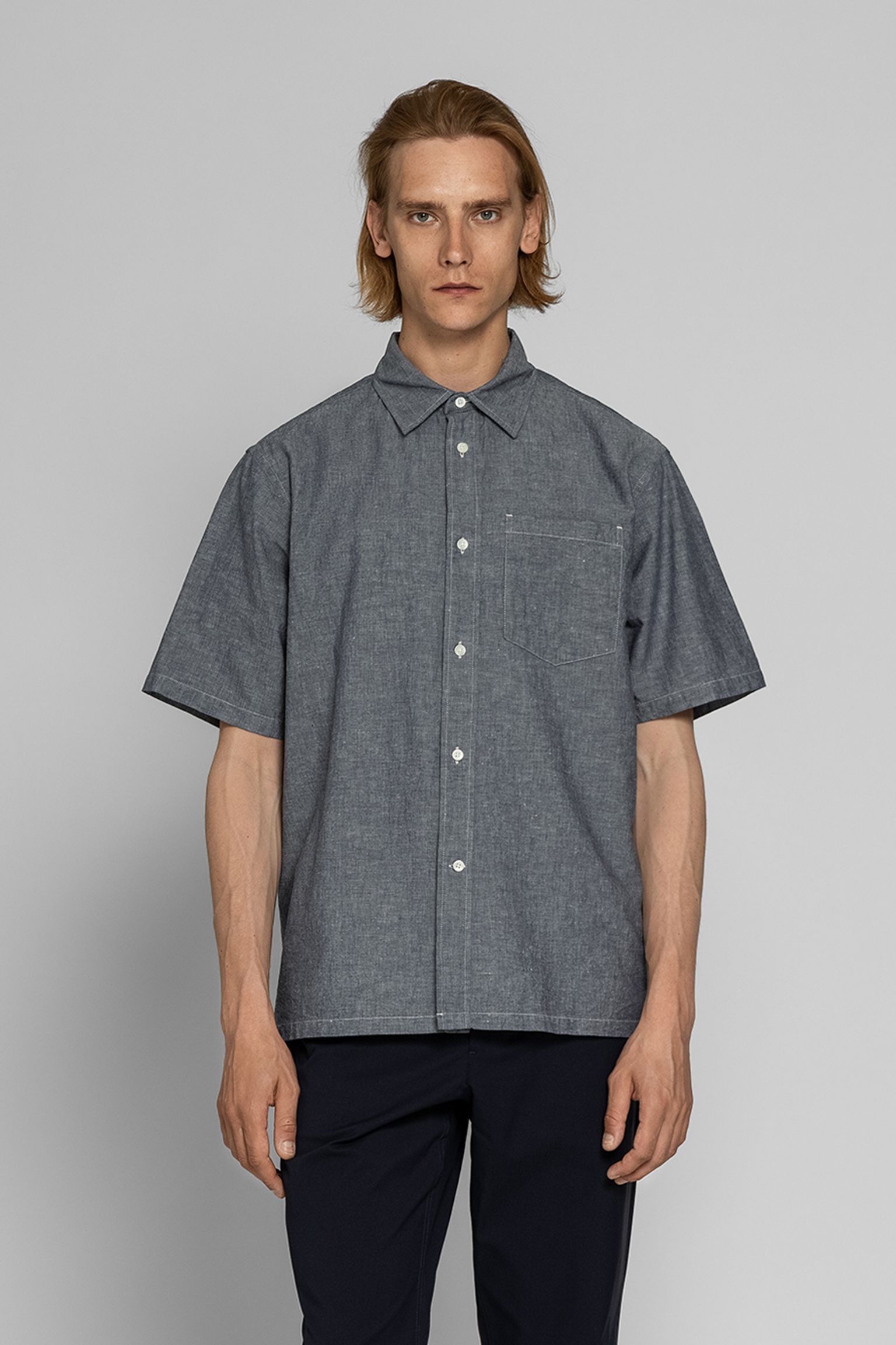Рубашка NORSE PROJECTS Ivan Relaxed Cotton Linen SS Shirt купить в Украине