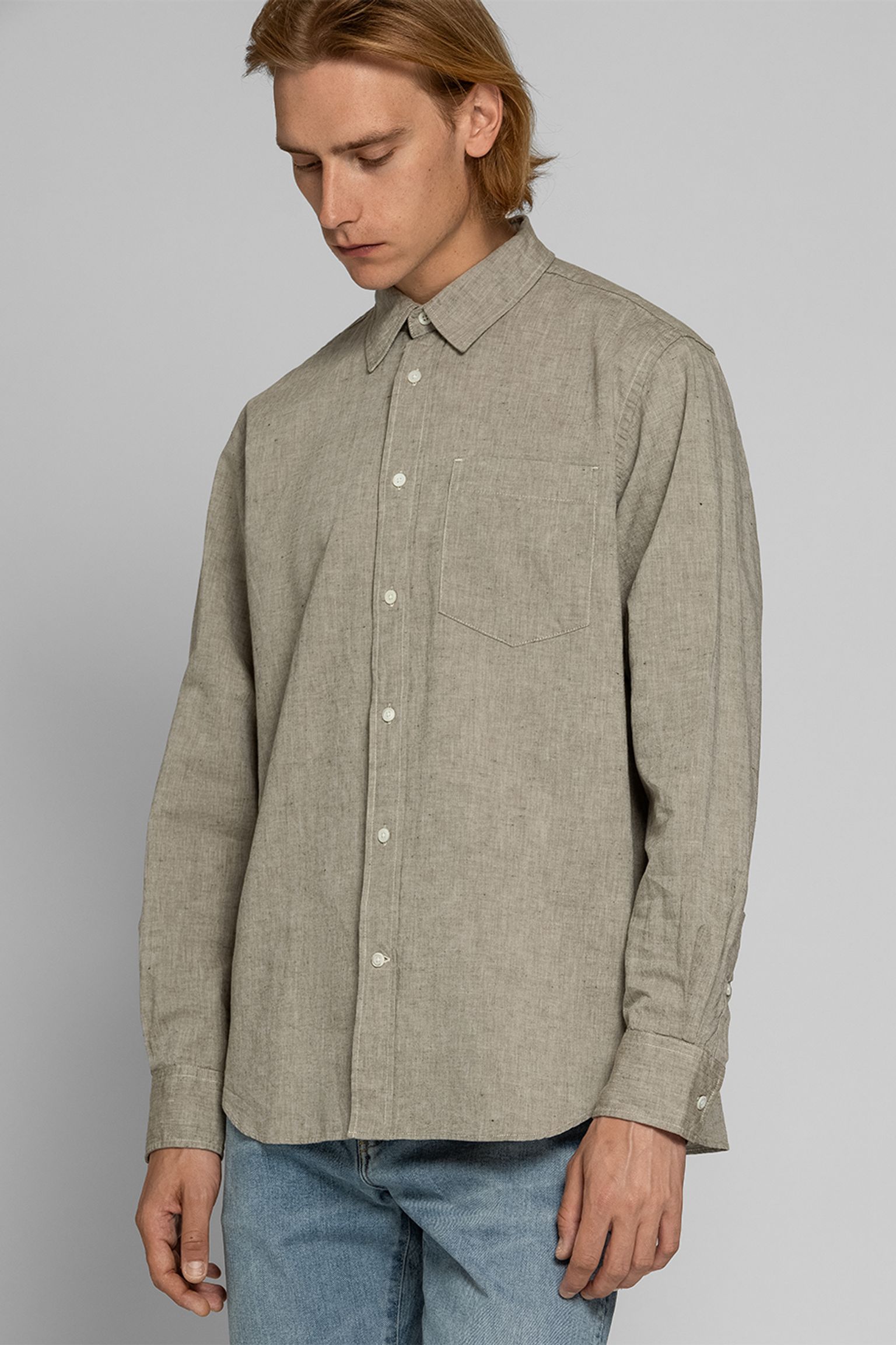 Рубашка   Algot Relaxed Cotton Linen Shirt