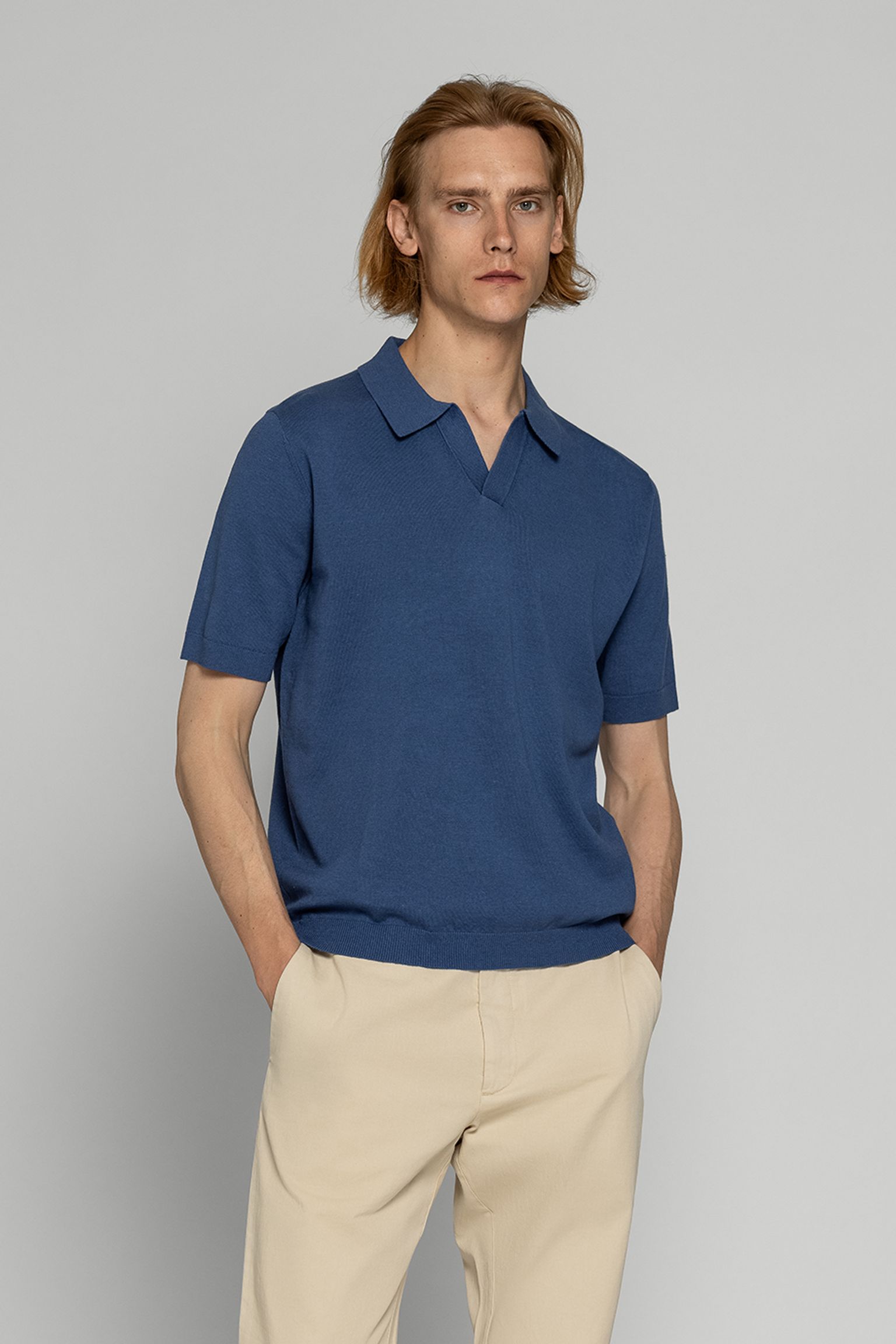 Поло NORSE PROJECTS Leif Cotton Linen Polo купить
