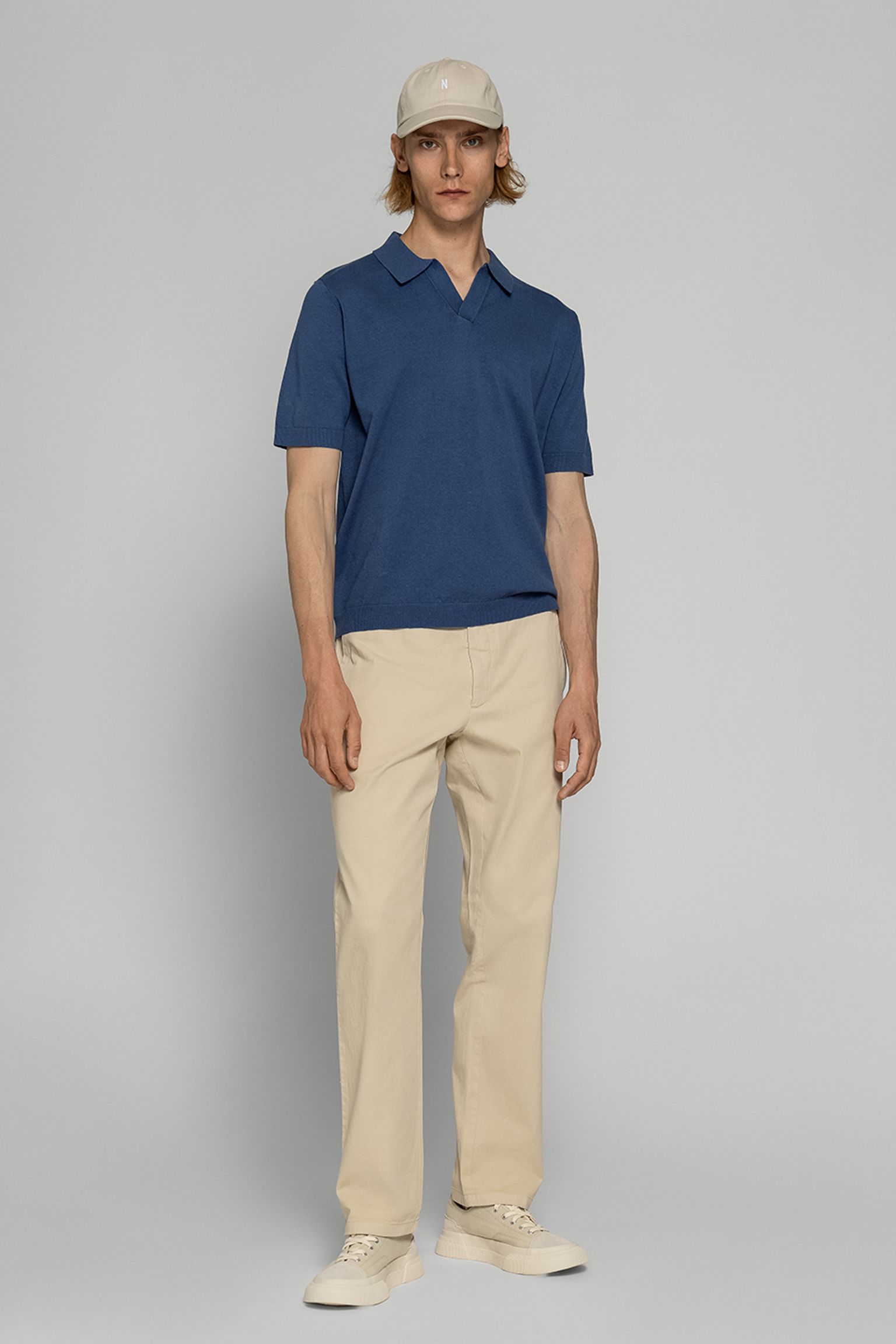 Поло NORSE PROJECTS Leif Cotton Linen Polo