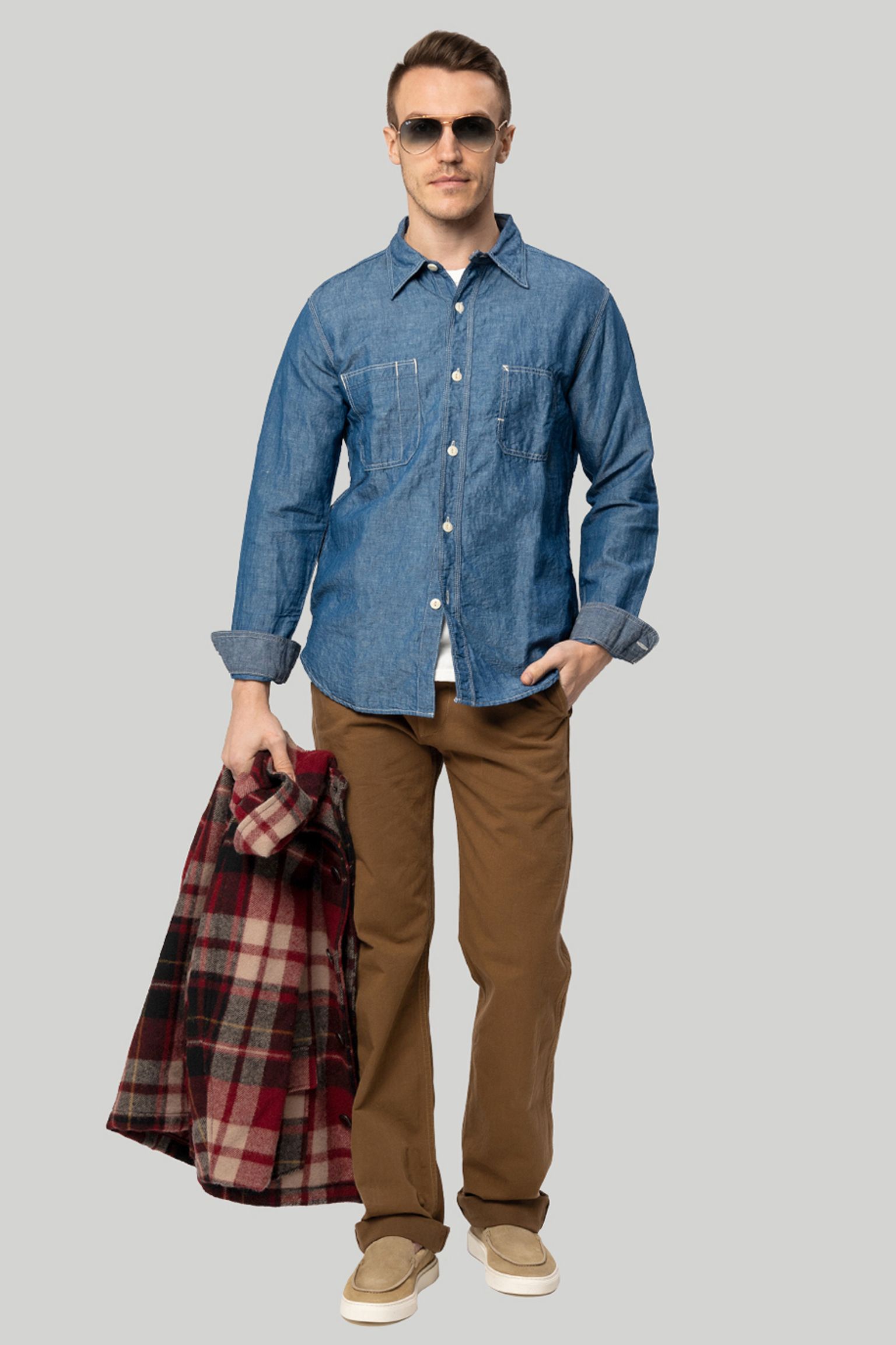 Сорочка UES CHAMBRAY WORK SHIRT з доставкою