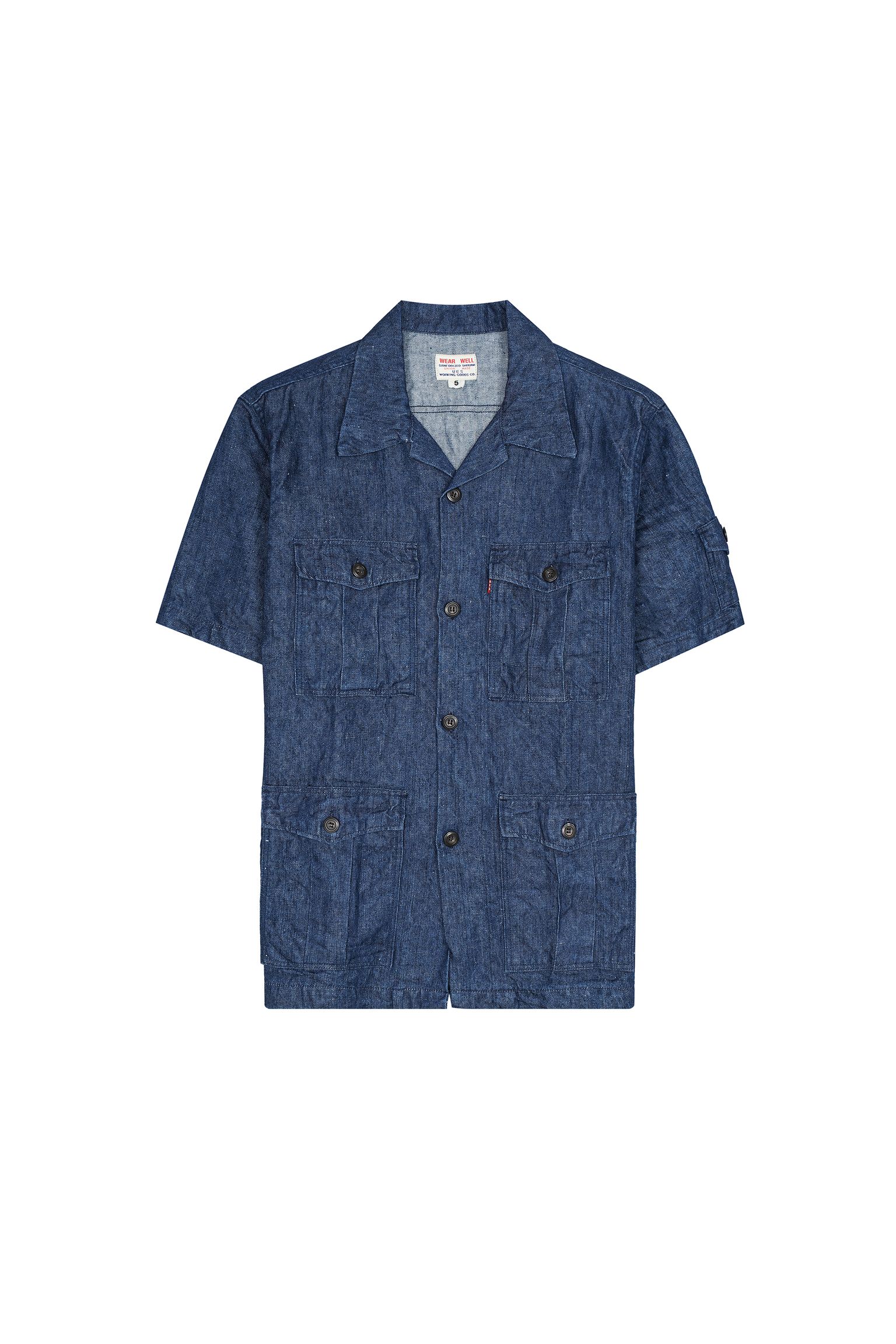Рубашка UES LINEN SHORT-SLEEVED SAFARI SHIRT купить