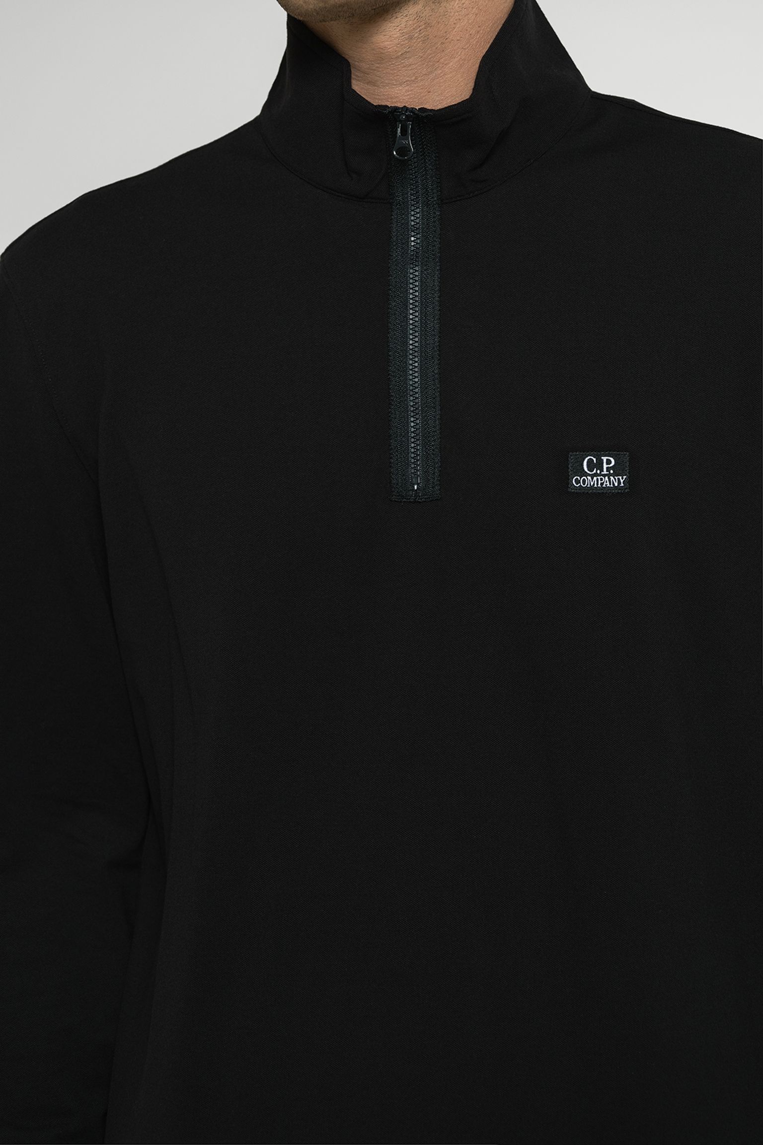 Свитшот POLO LONG SLEEVE IN STRETCH PIQUET