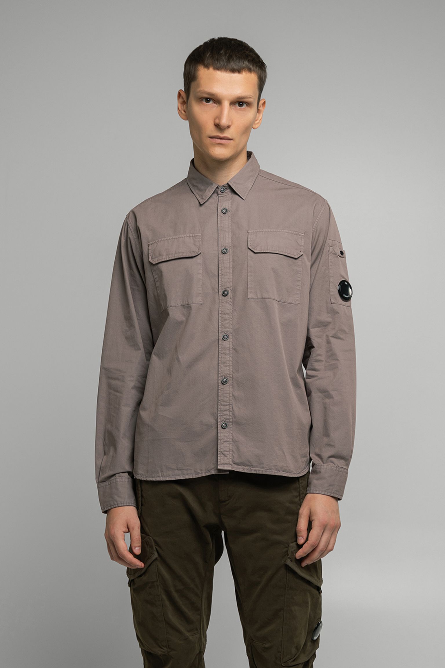 Рубашка SHIRTS LONG SLEEVE IN ORGANIC GABARDINE