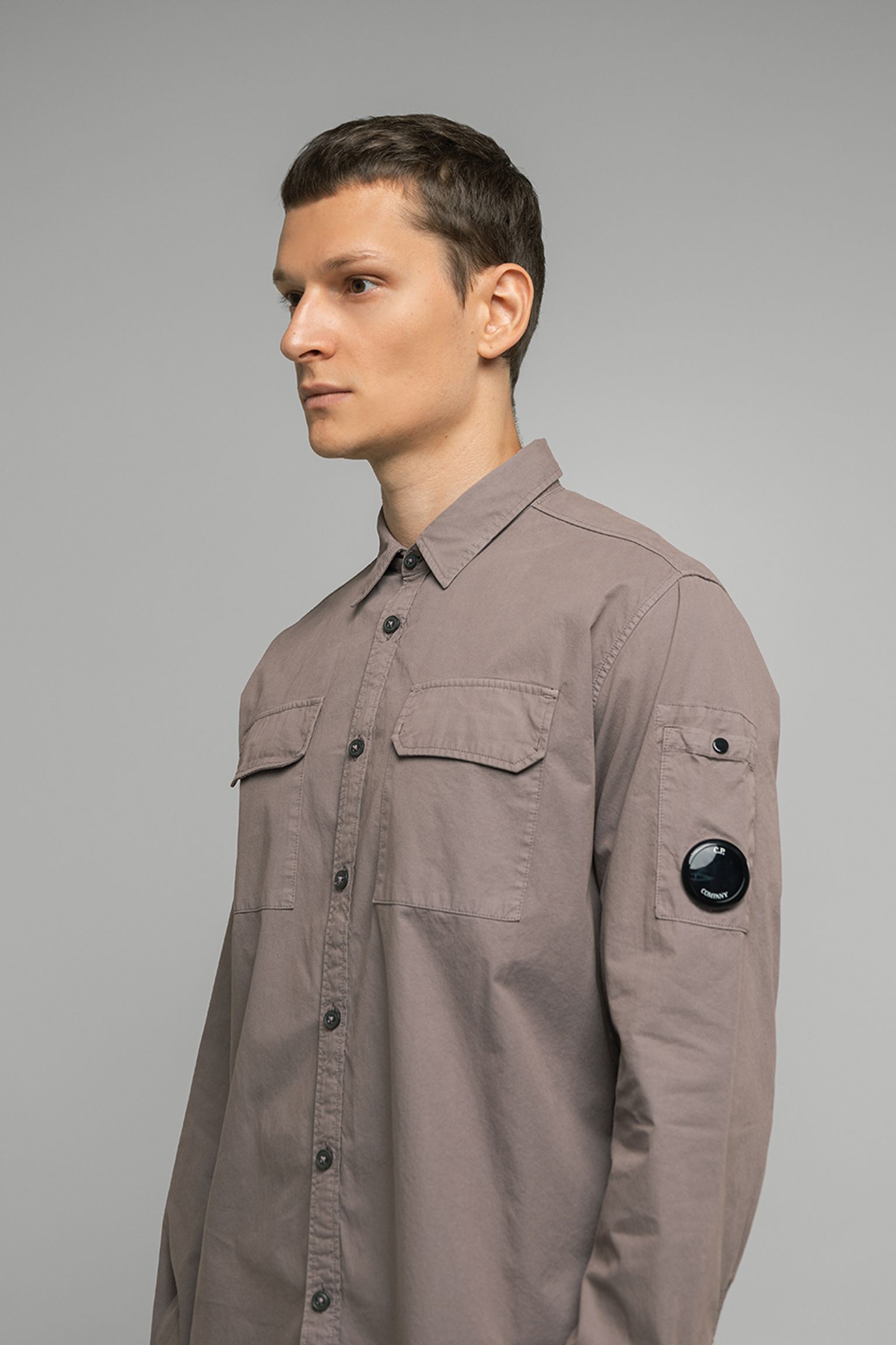 Рубашка SHIRTS LONG SLEEVE IN ORGANIC GABARDINE