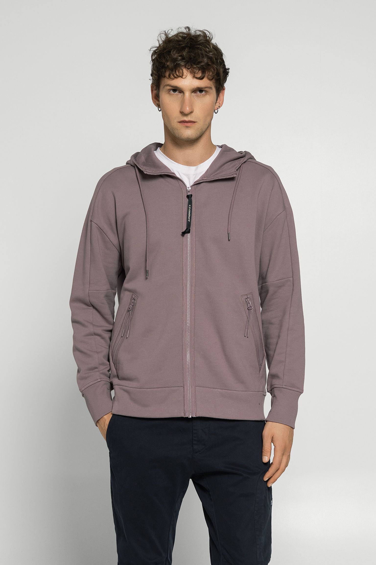 Спортивная кофта SWEATSHIRTS HOODED OPEN IN DIAGONAL RAISED FLEECE