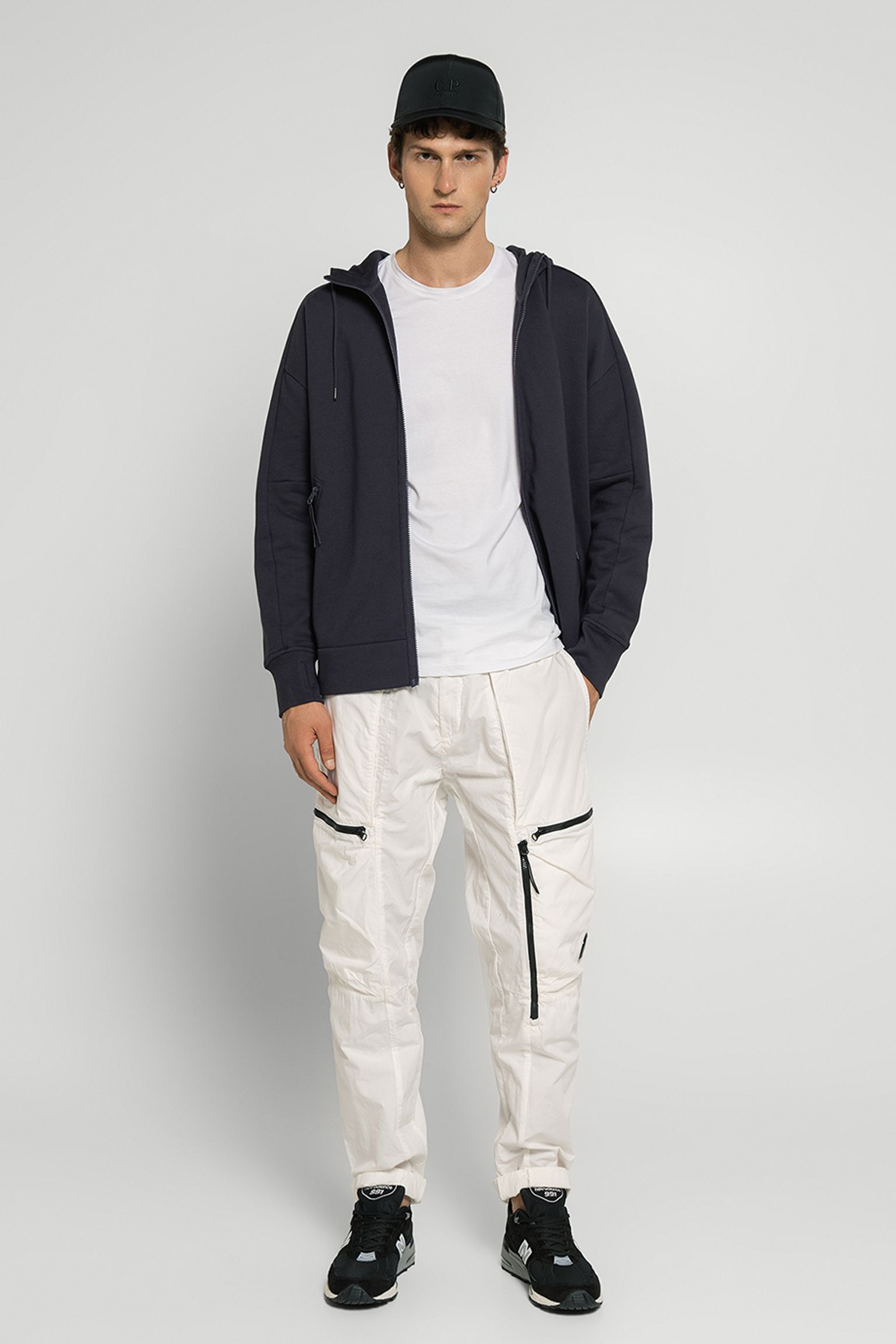 Спортивная кофта SWEATSHIRTS HOODED OPEN IN DIAGONAL RAISED FLEECE с доставкой