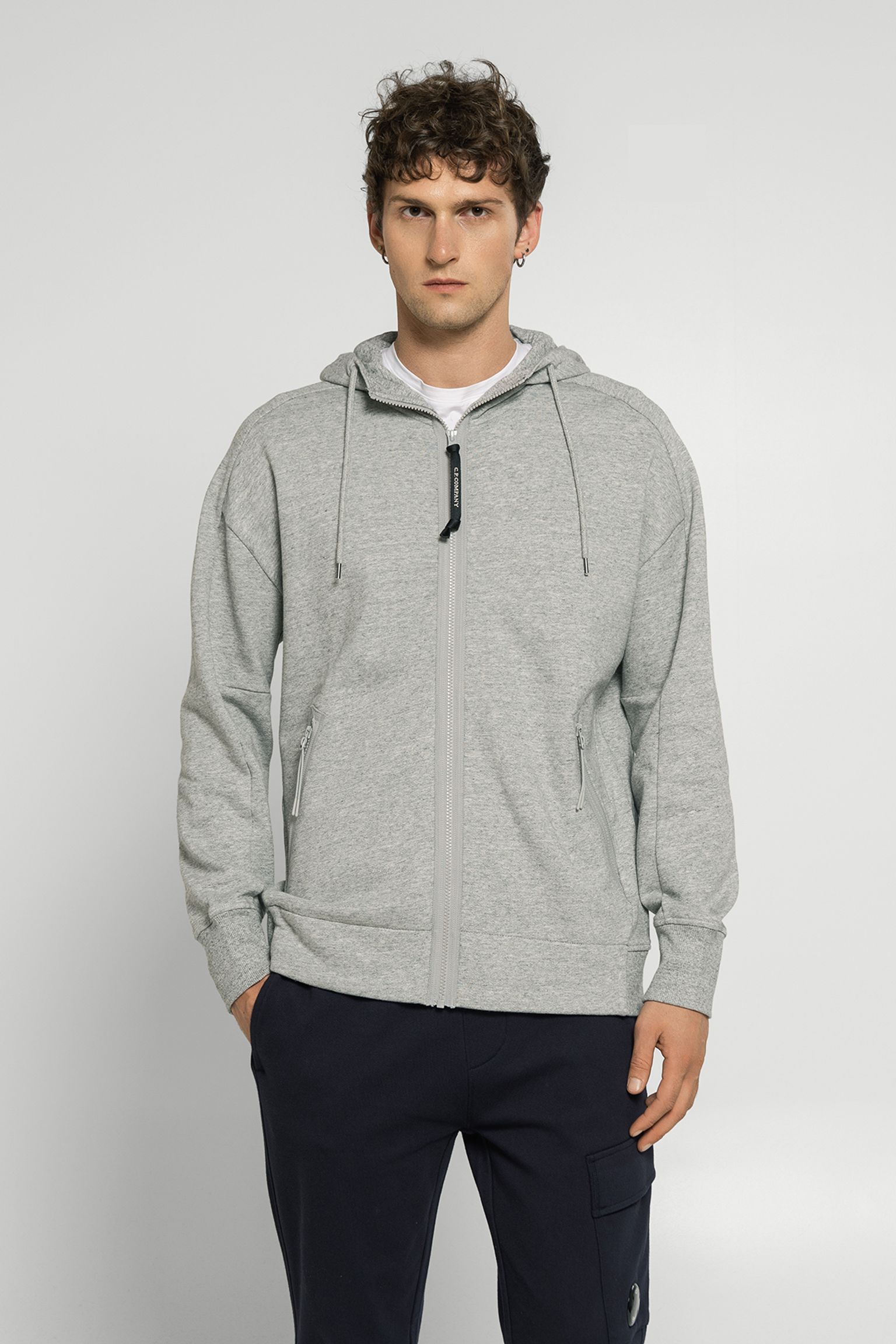 Спортивная кофта SWEATSHIRTS HOODED OPEN IN DIAGONAL RAISED FLEECE