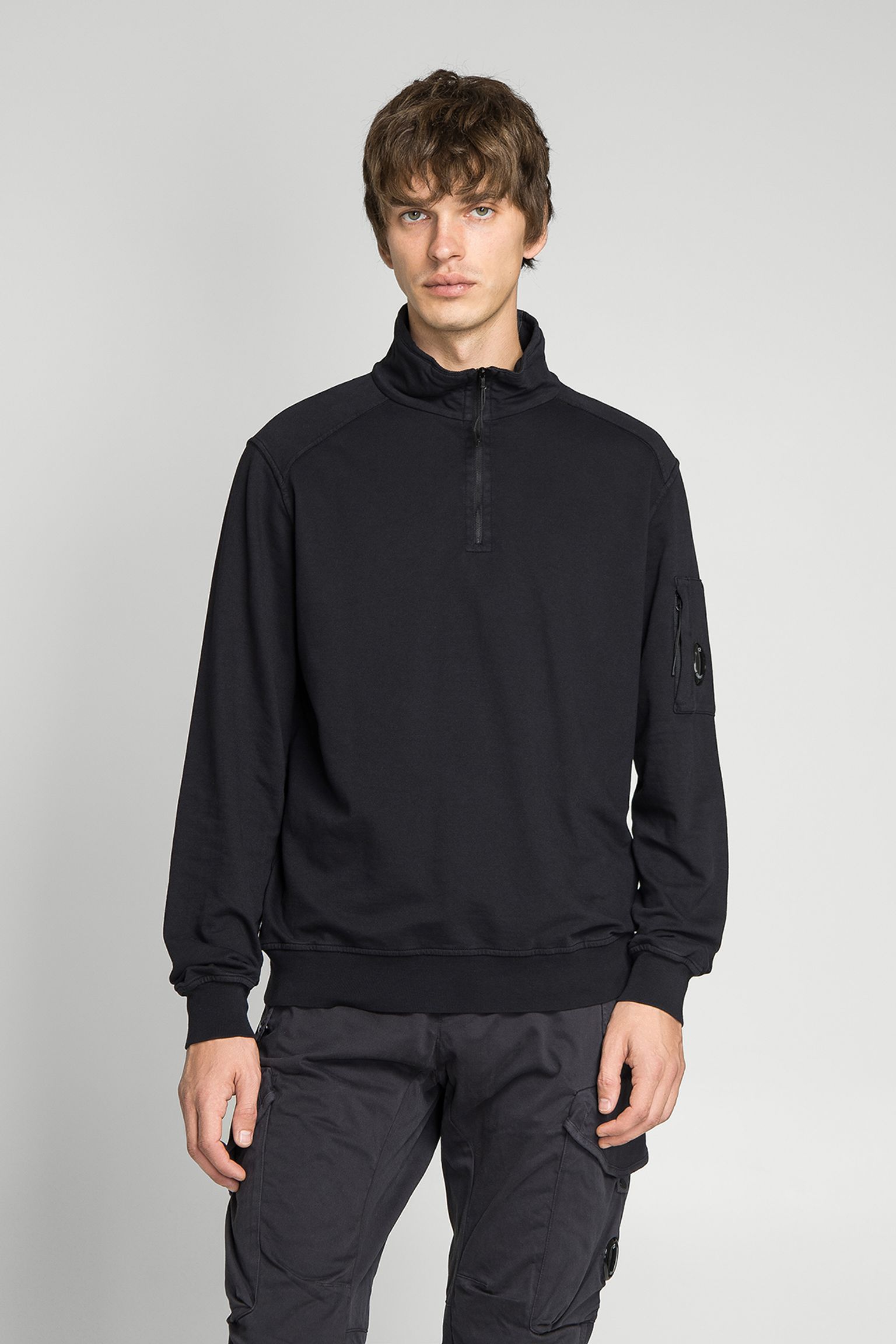 Свитшот SWEATSHIRTS POLO COLLAR IN LIGHT FLEECE