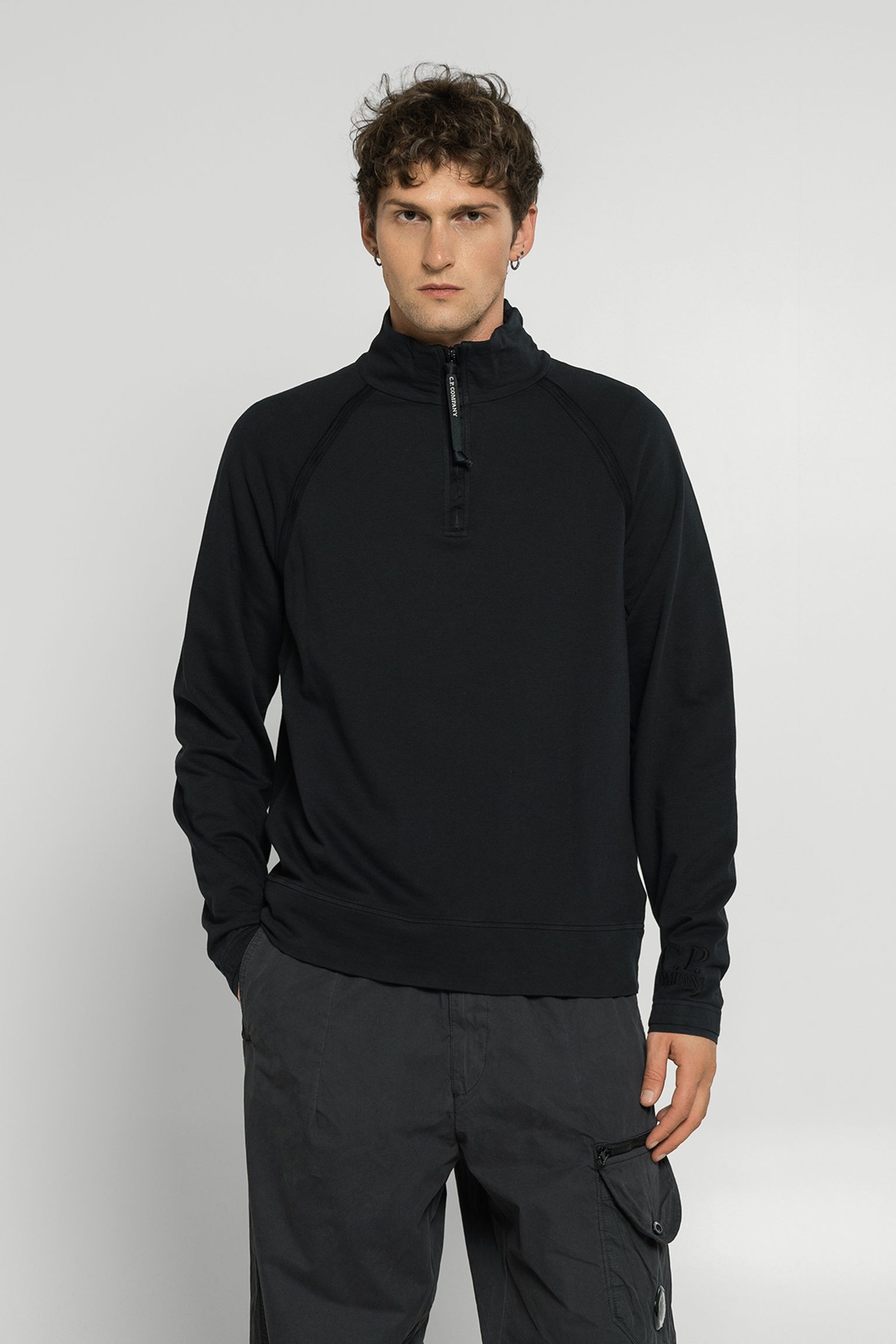 Свитер SWEATSHIRTS POLO COLLAR IN LIGHT FLEECE