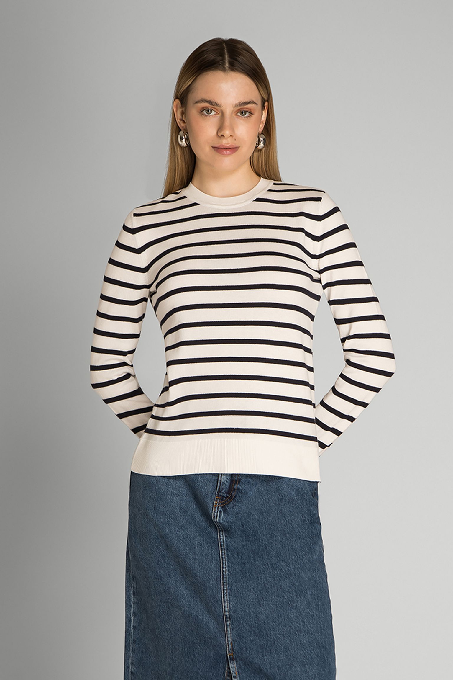 Светр ELLEWOOD STRIPE KNITTED JUMPER