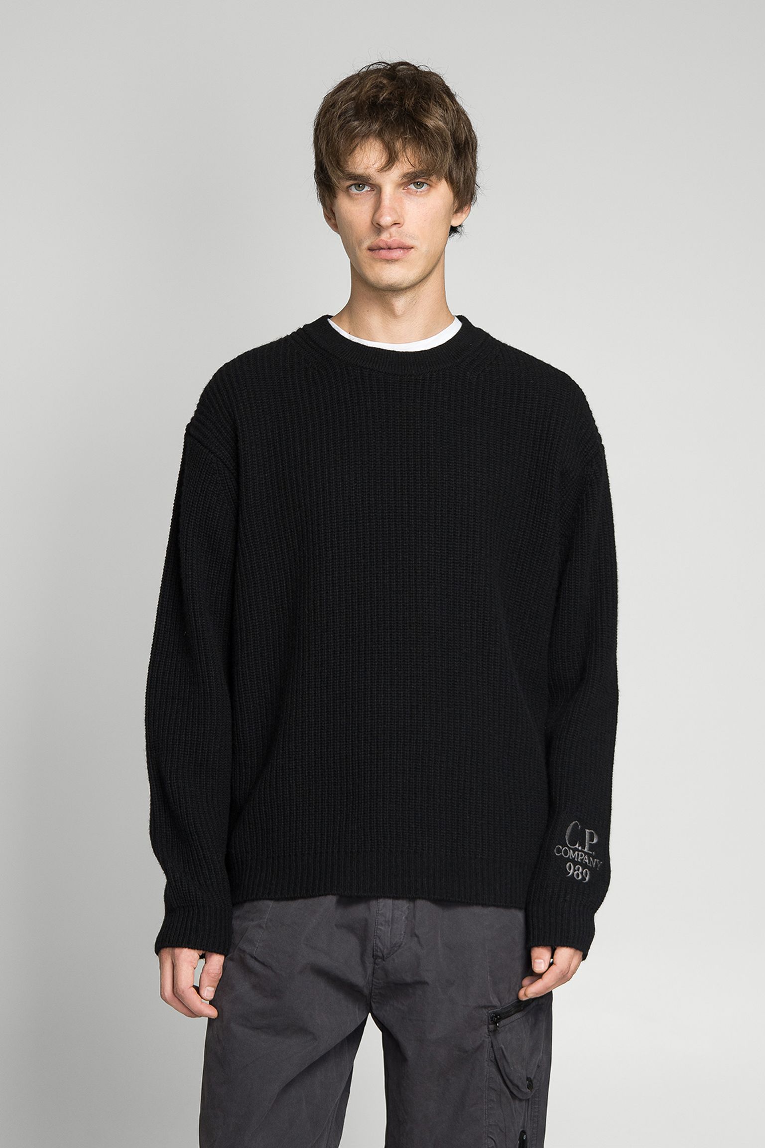 Свитер KNITWEAR CREW NECK IN LAMBSWOOL GRS