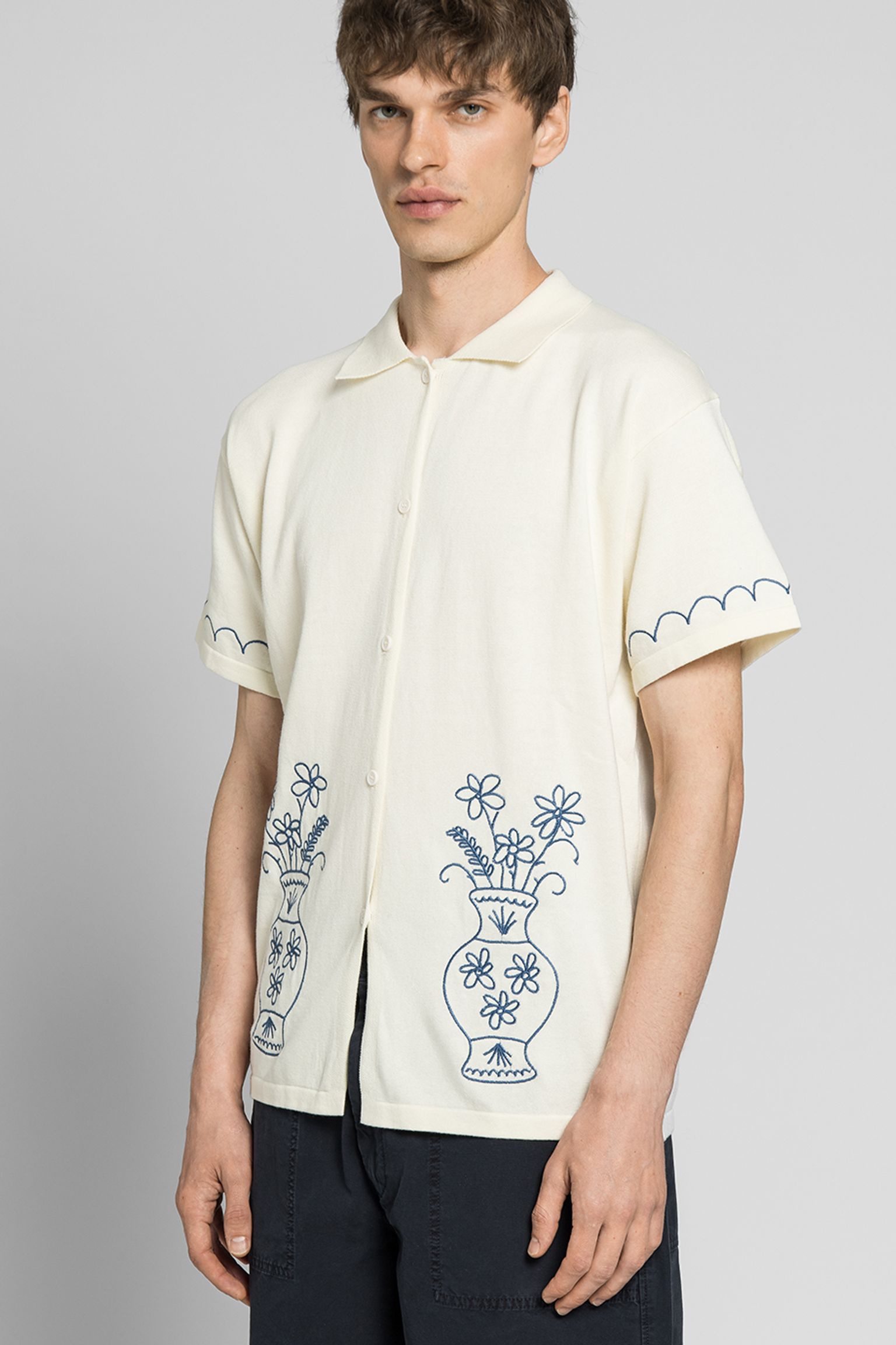 Поло Service Works S/S Knitted Vase Shirt