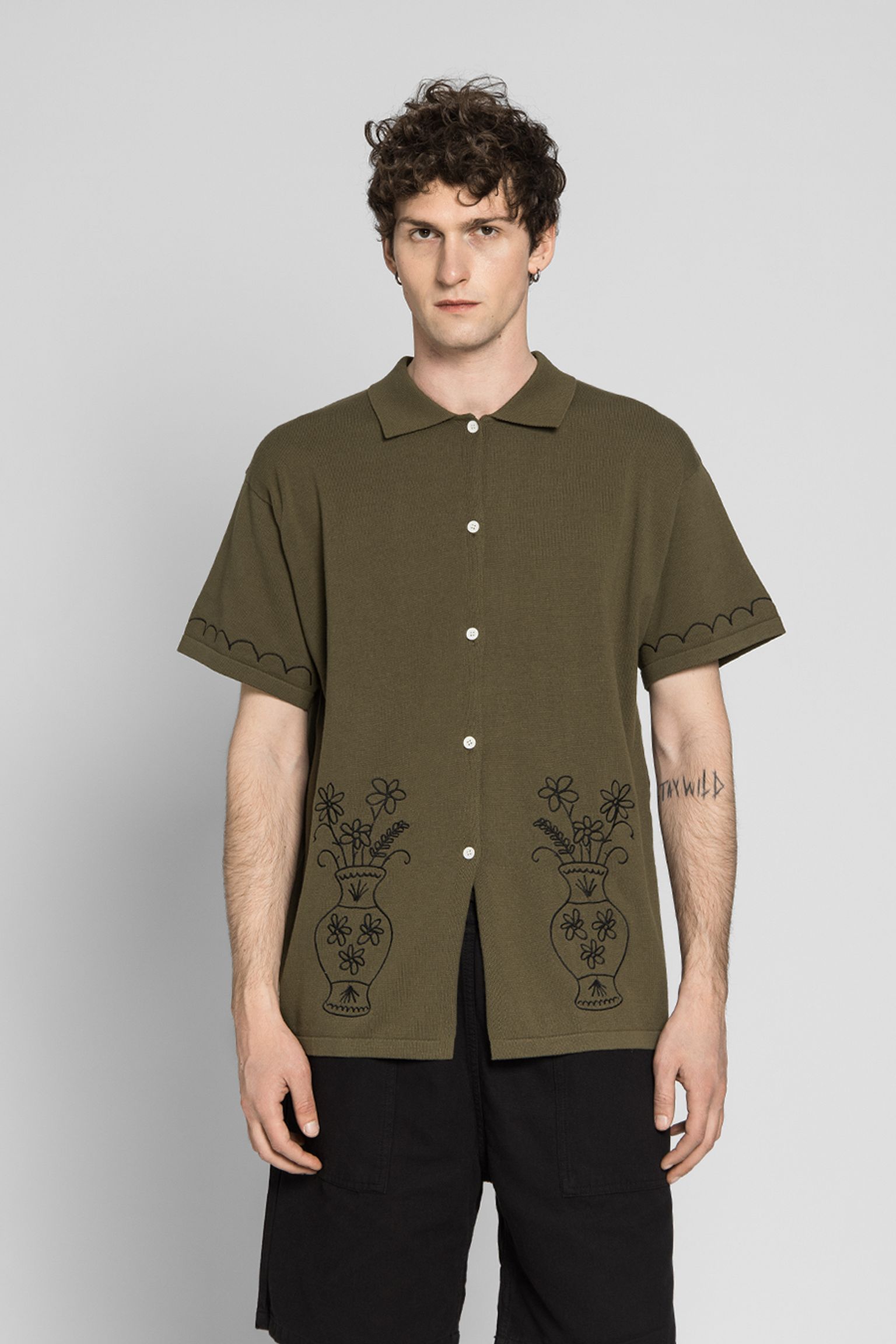 Поло Service Works S/S Knitted Vase Shirt купить в Украине