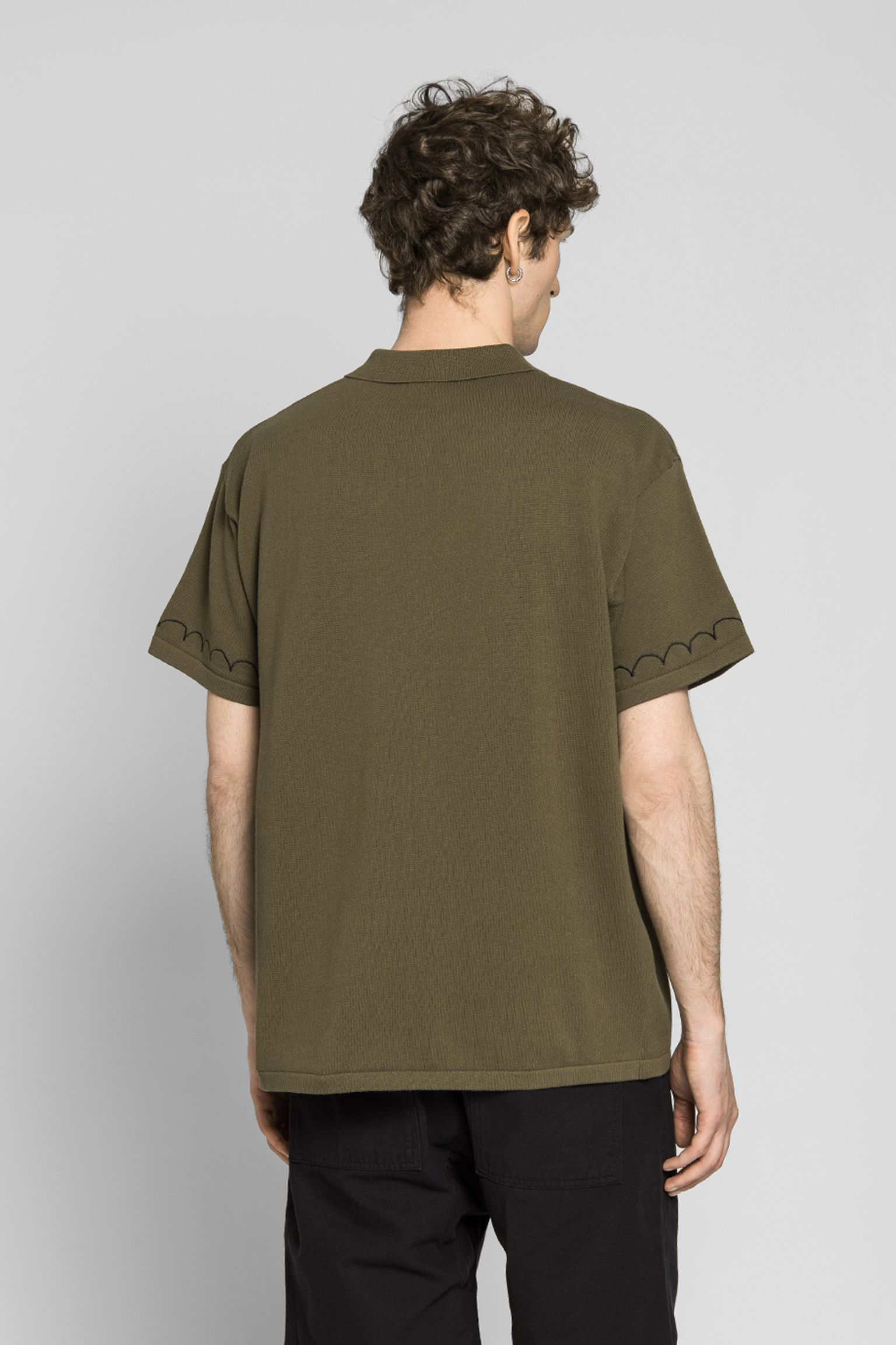 Стильные Поло Service Works S/S Knitted Vase Shirt