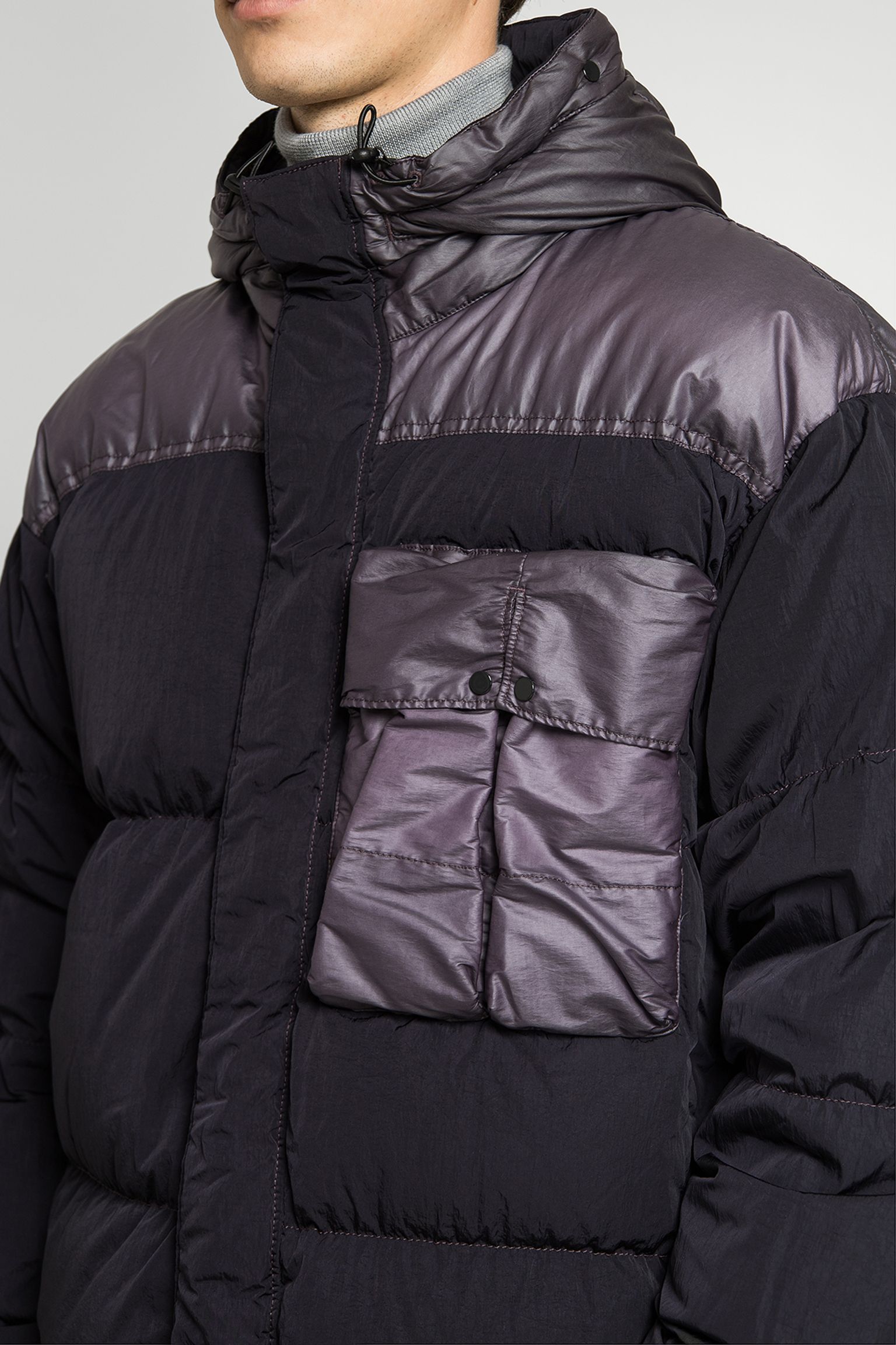 Пуховик OUTERWEAR MEDIUM JACKET IN ECO CHROME-E MIXED