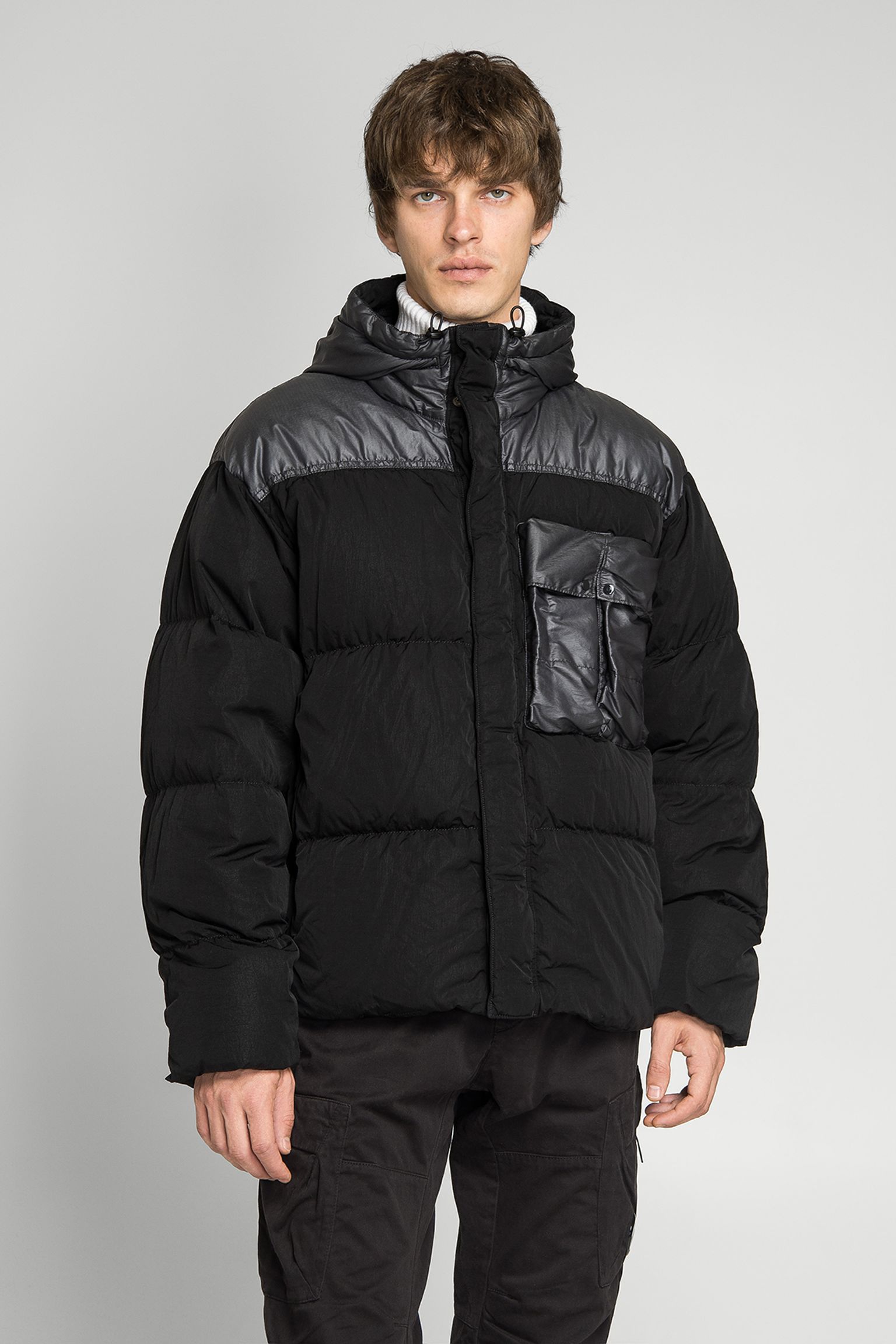 Пуховик OUTERWEAR MEDIUM JACKET IN ECO CHROME-E MIXED