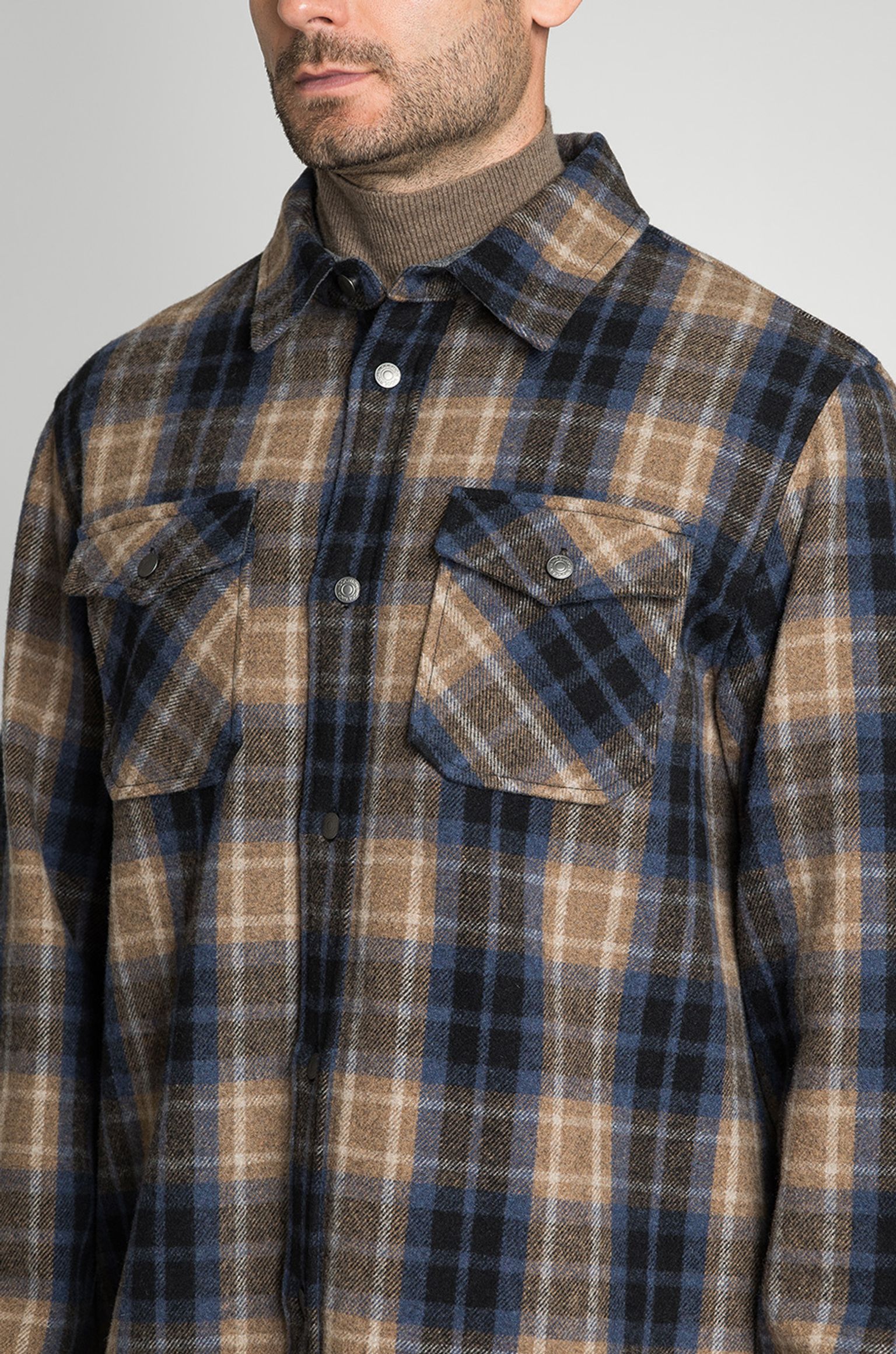 Широкий выбор Овершот ALASKAN MELTON OVERSHIRT