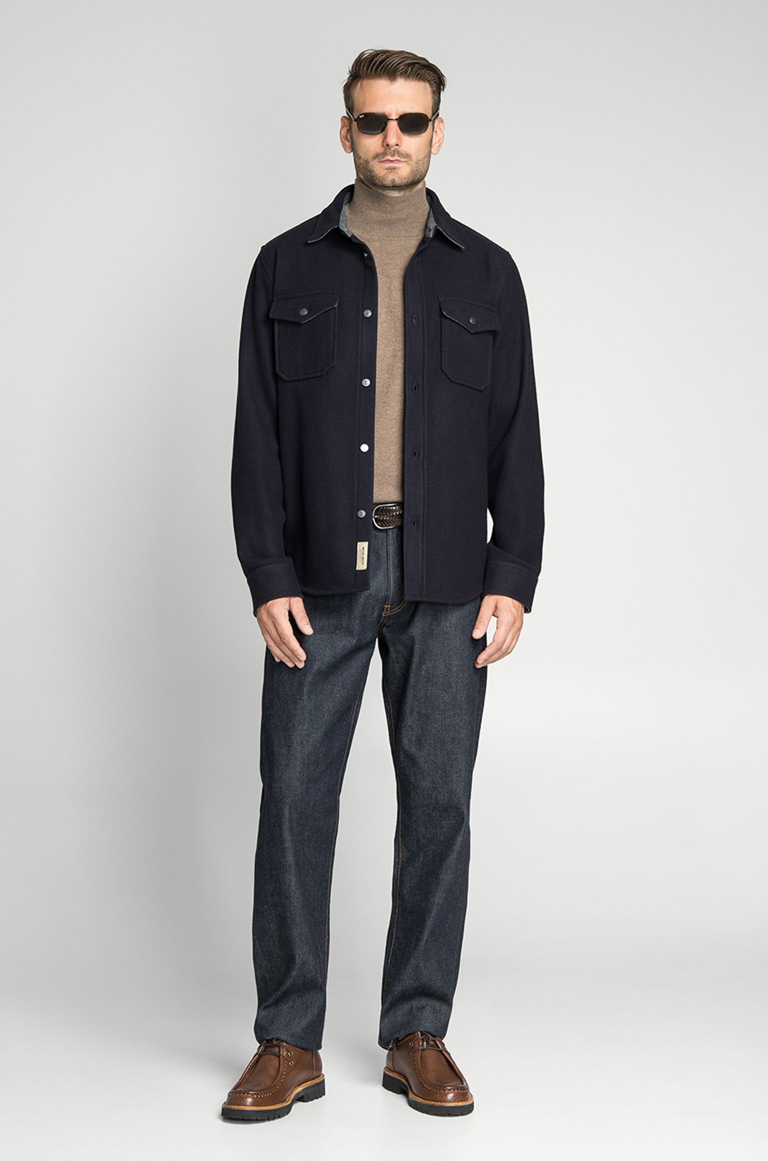 Овершот ALASKAN MELTON PLAIN OVERSHIRT