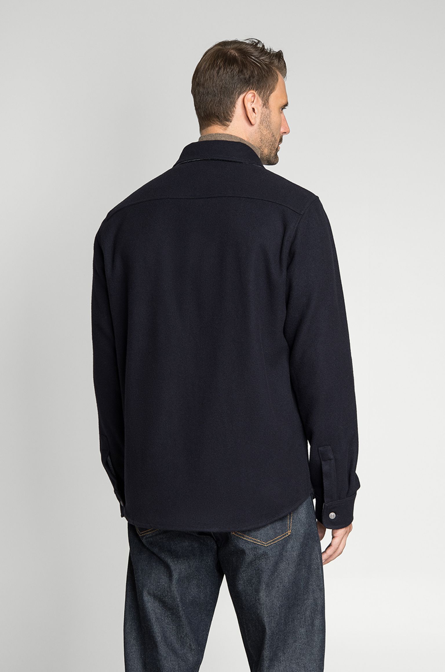 Стильні Овершот ALASKAN MELTON PLAIN OVERSHIRT