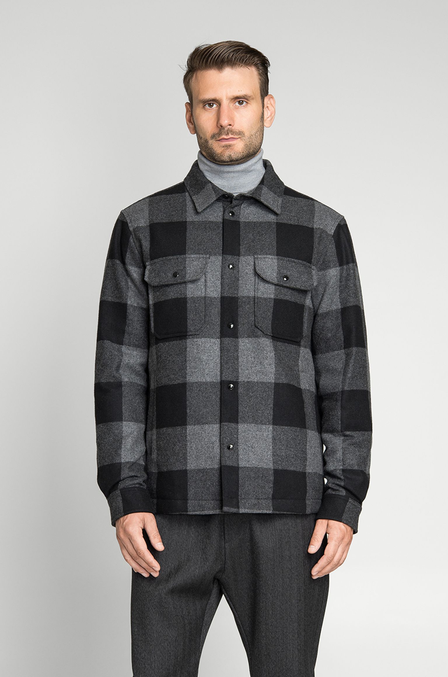 Овершот ALASKAN WOOL CHECK OVERSHIRT