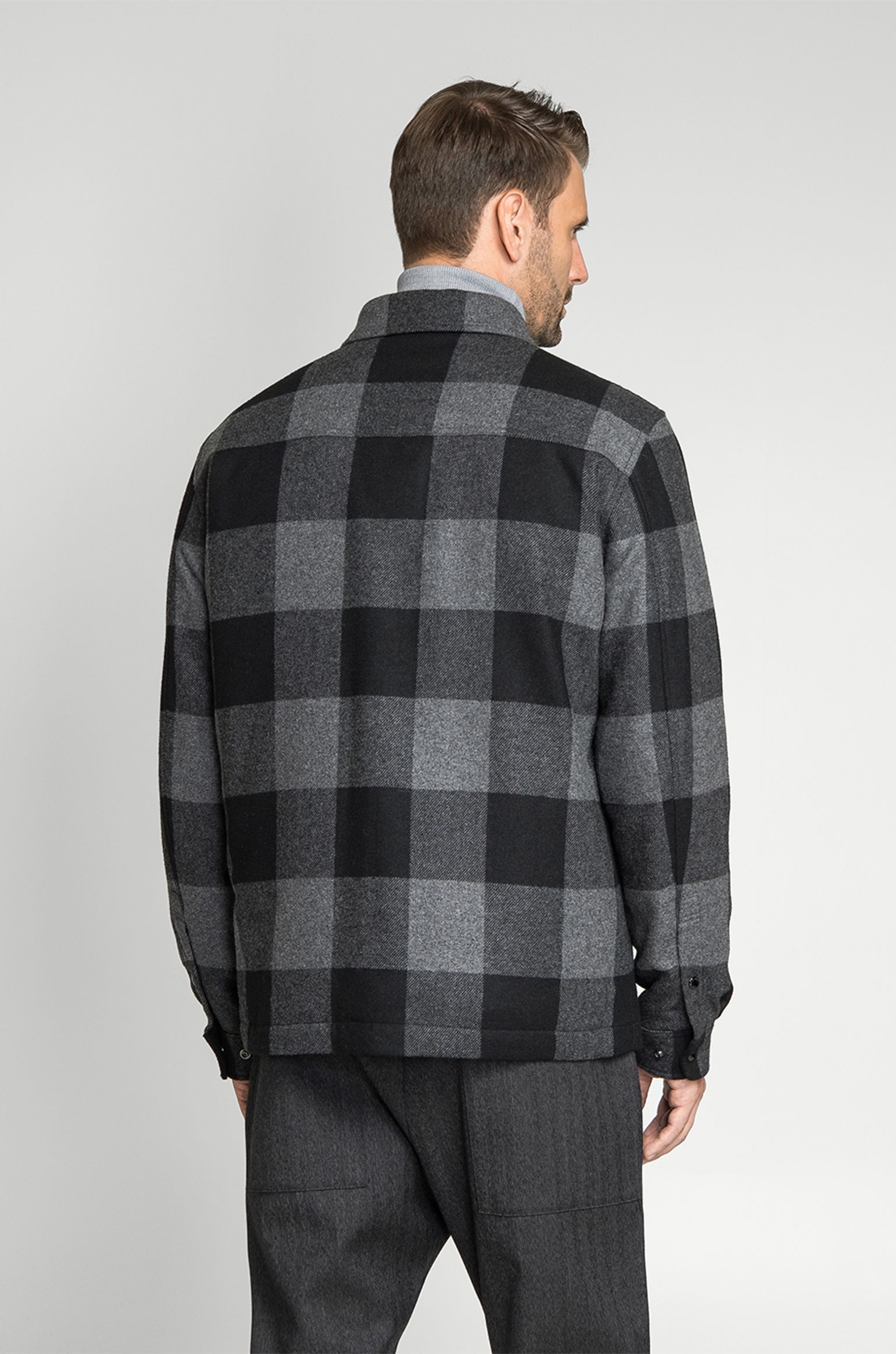 Овершот ALASKAN WOOL CHECK OVERSHIRT