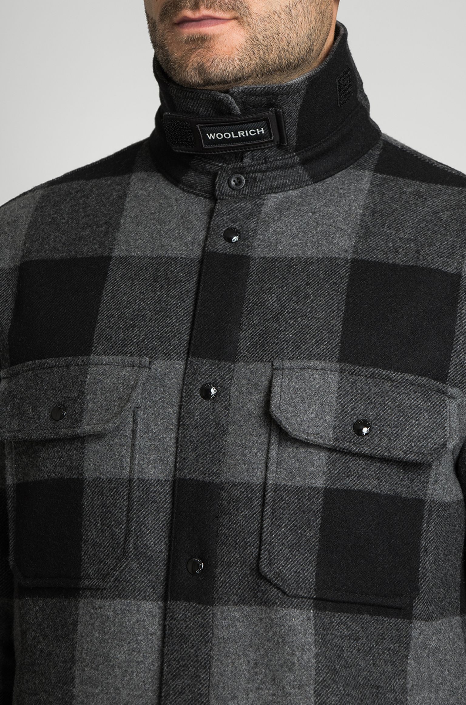 Овершот ALASKAN WOOL CHECK OVERSHIRT