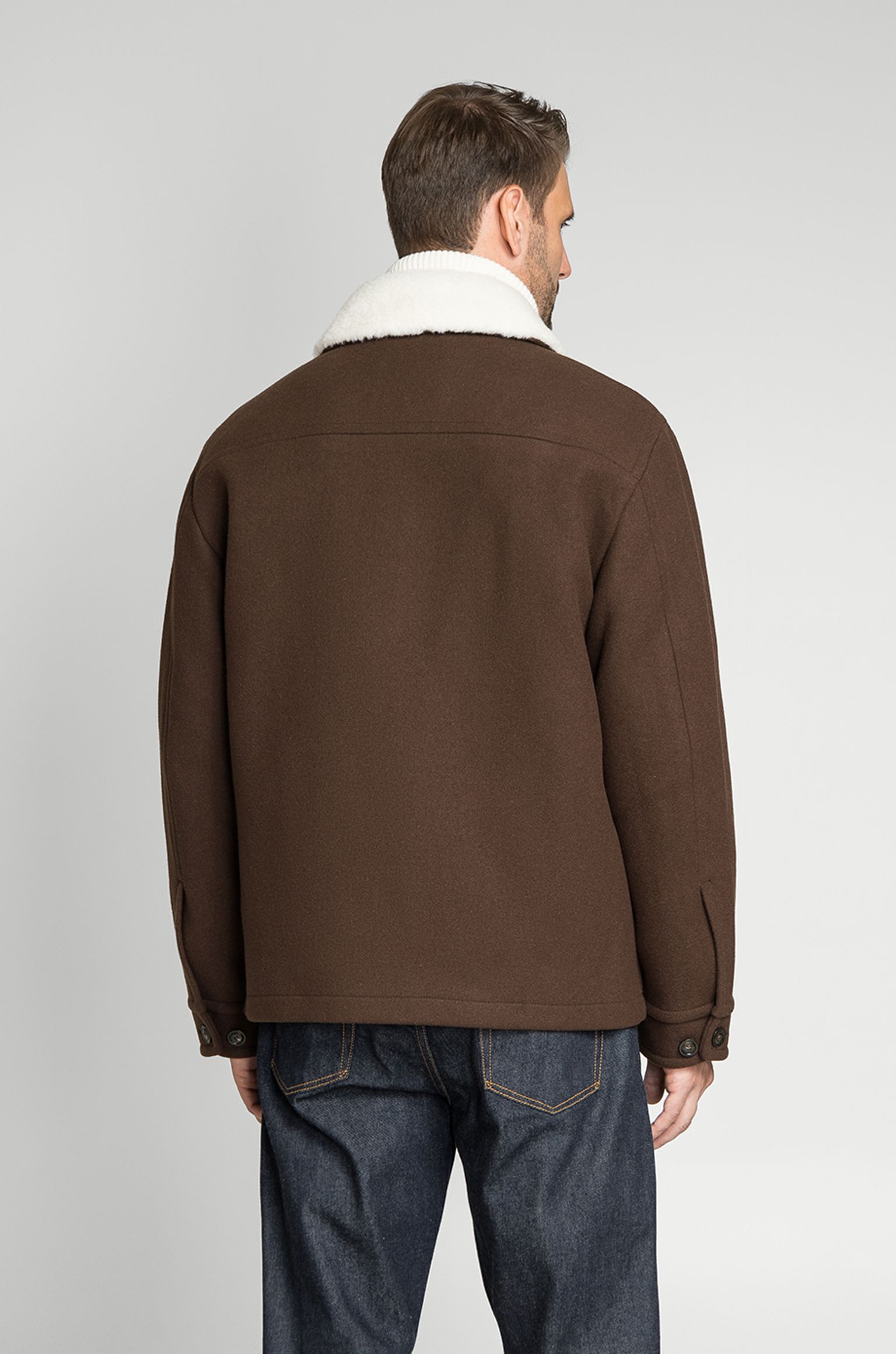 Стильные Куртка MELTON WOOL WORK JACKET