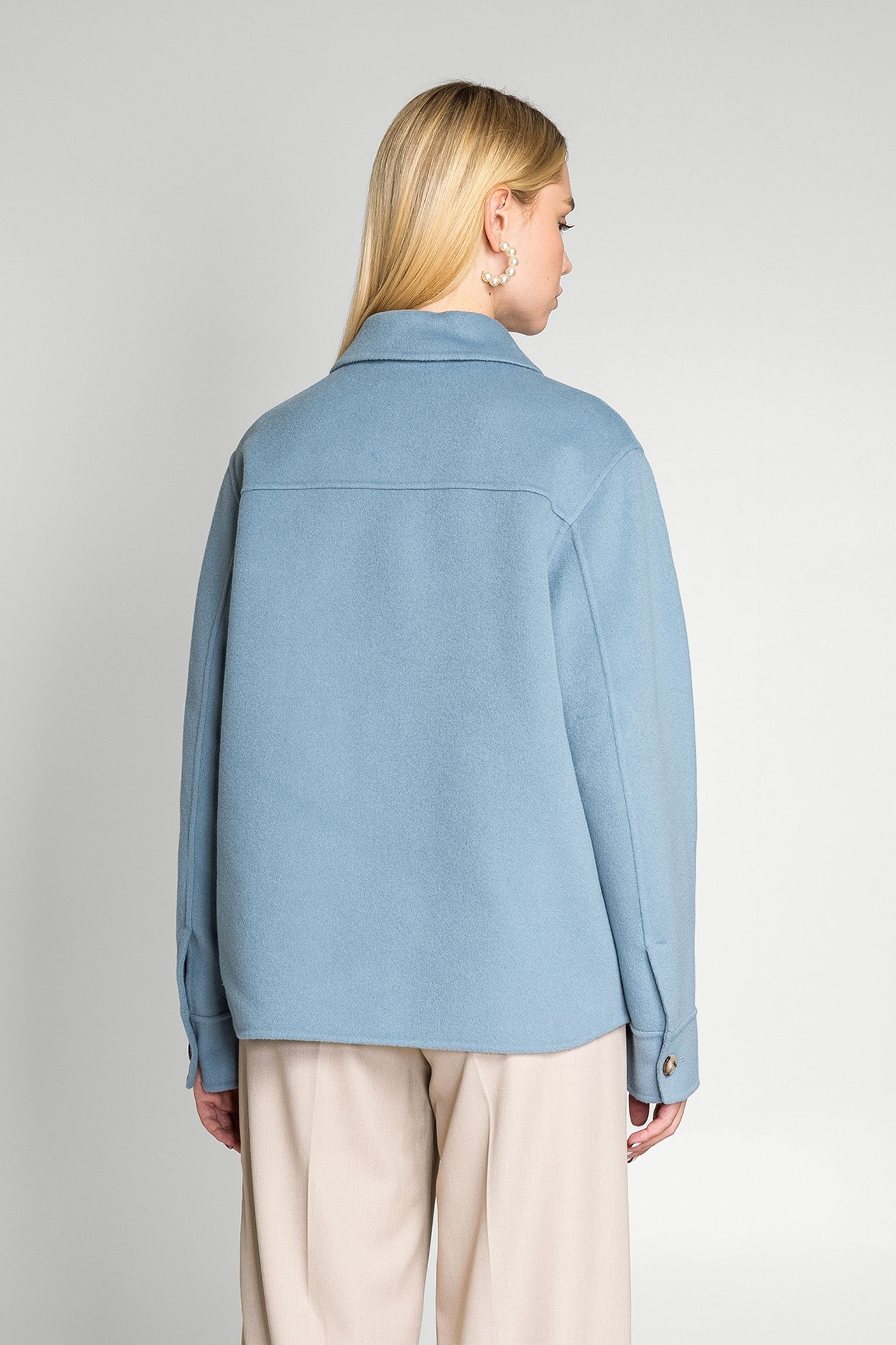Стильные Овершот DOUBLE WOOL OVERSHIRT