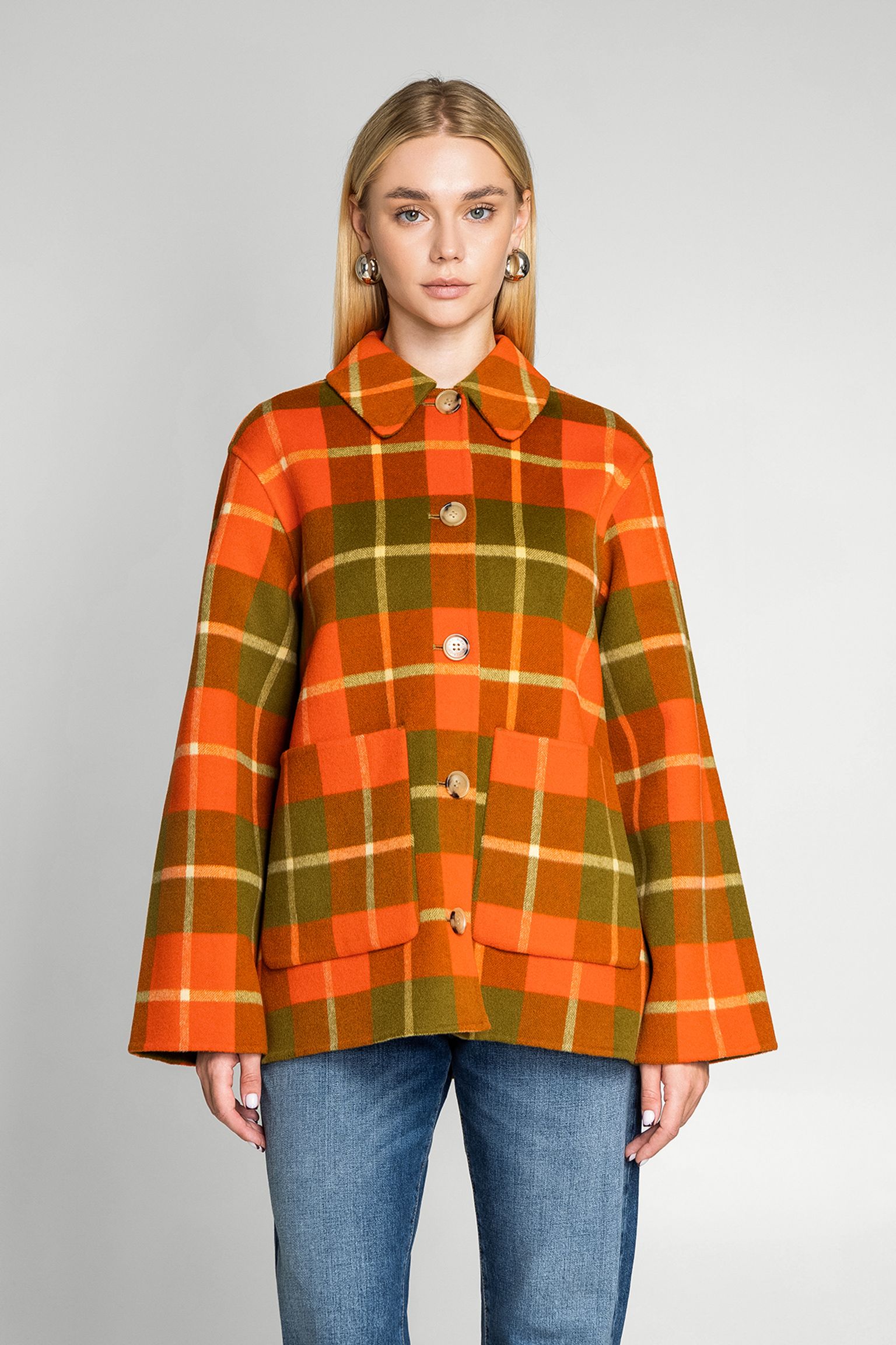 Пальто YARN DYED JACKET купити в Україні