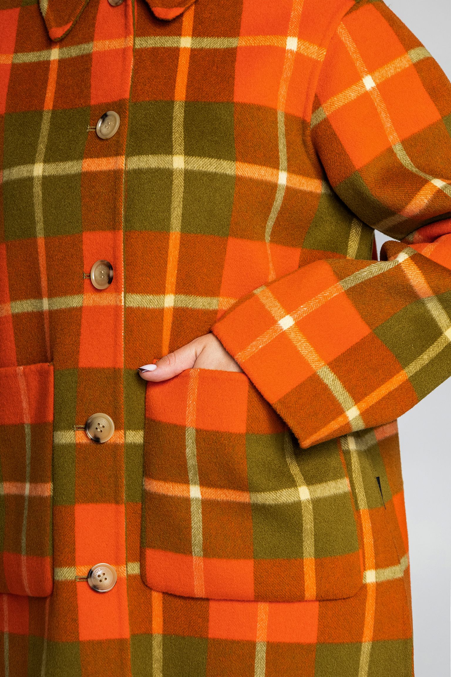 Широкий вибір Пальто YARN DYED JACKET