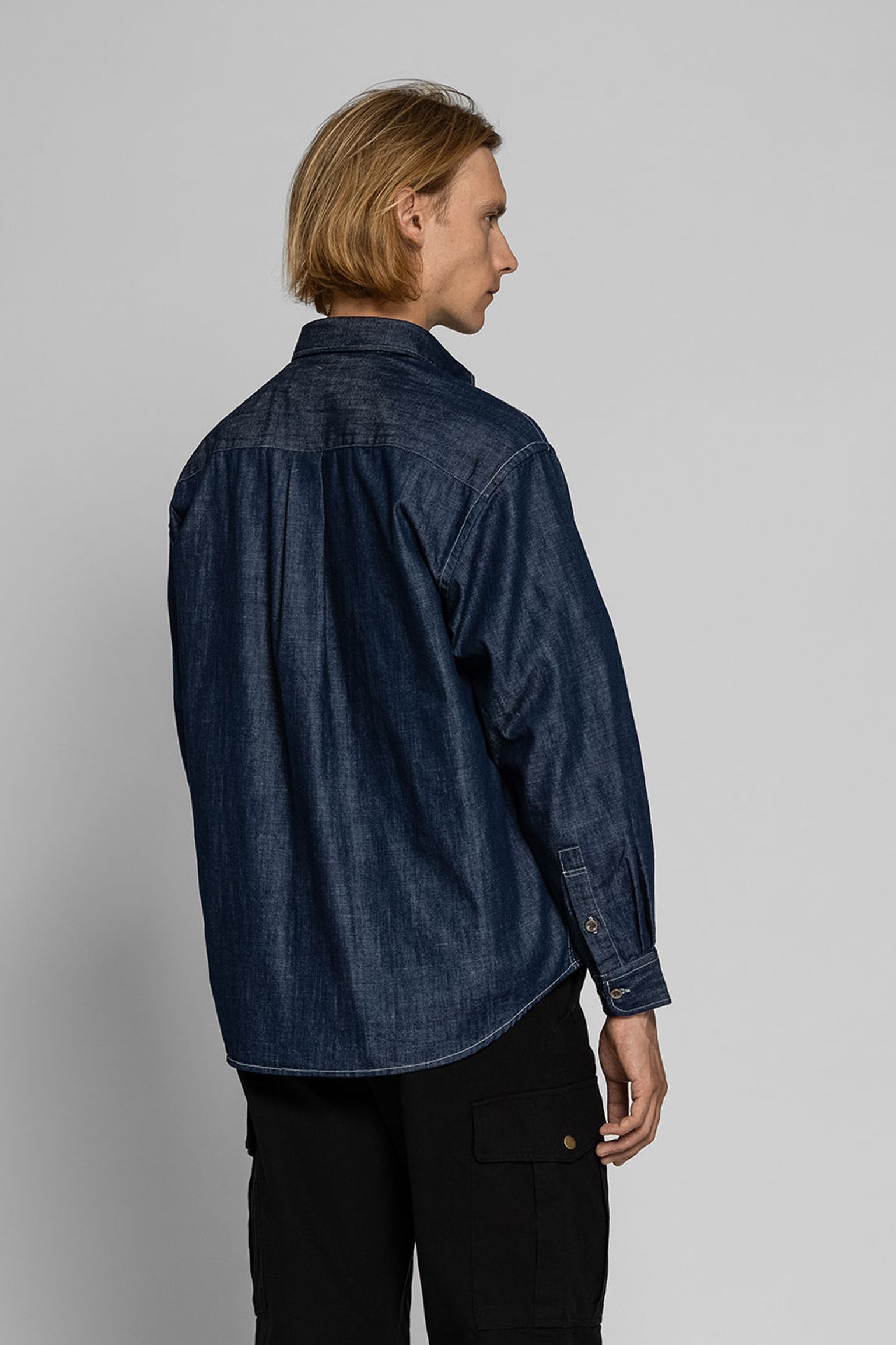 Стильные Рубашка DENIM CARPENTER POCKET WORK SHIRT