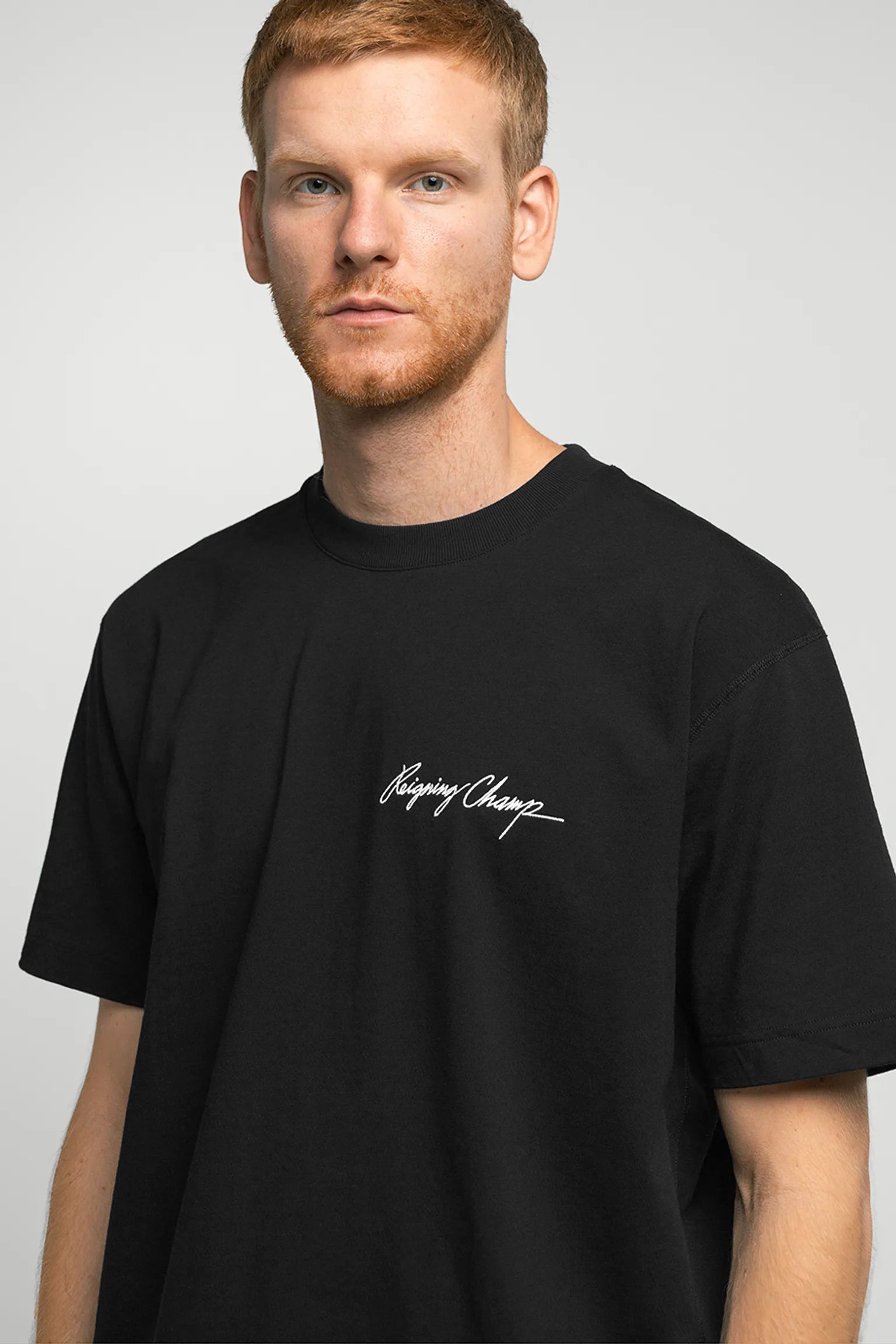Широкий выбор Футболка REIGNING CHAMP MIDWEIGHT JERSEY AUTOGRAPH T-SHIRT