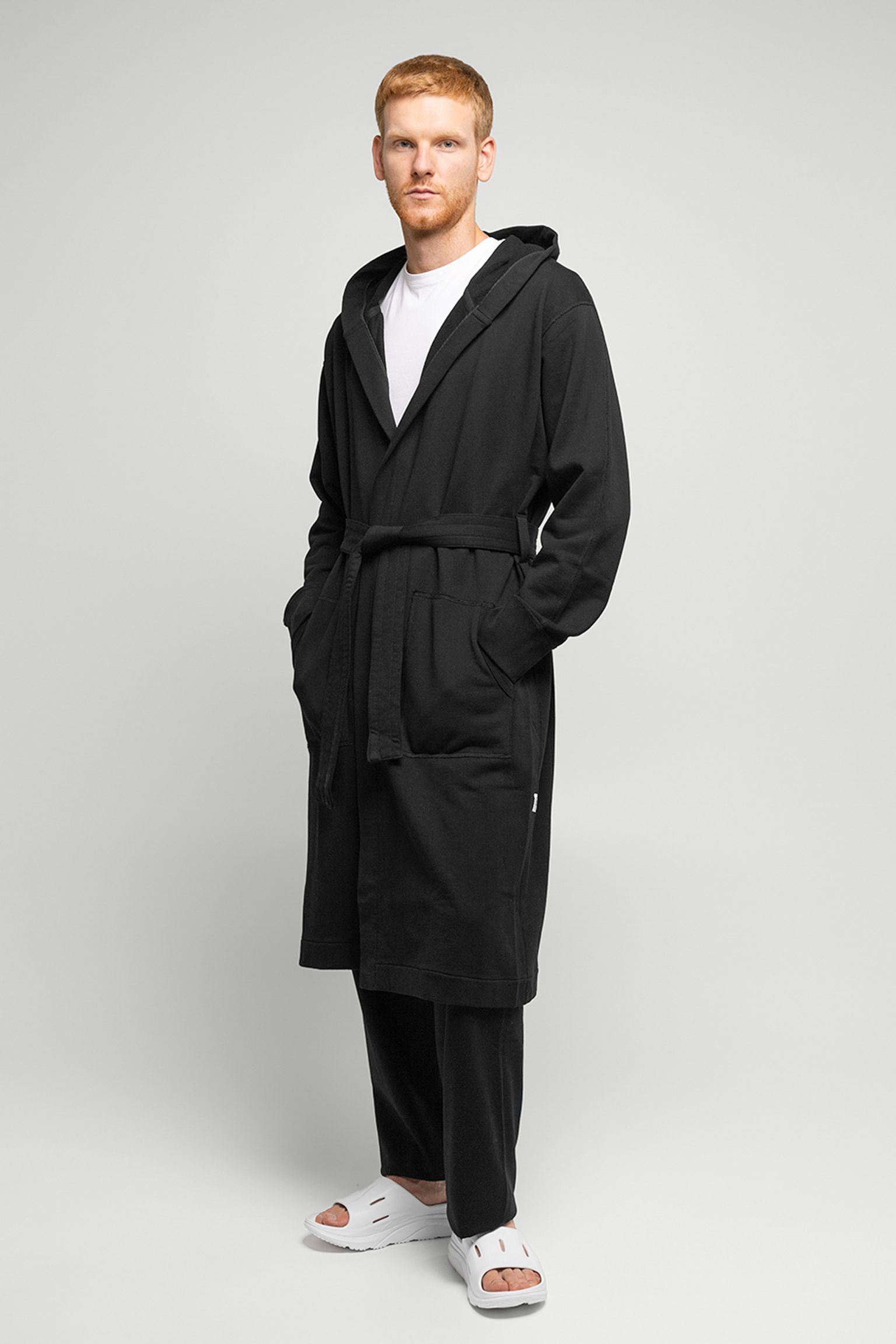 Халат   MIDWEIGHT TERRY HOODED ROBE