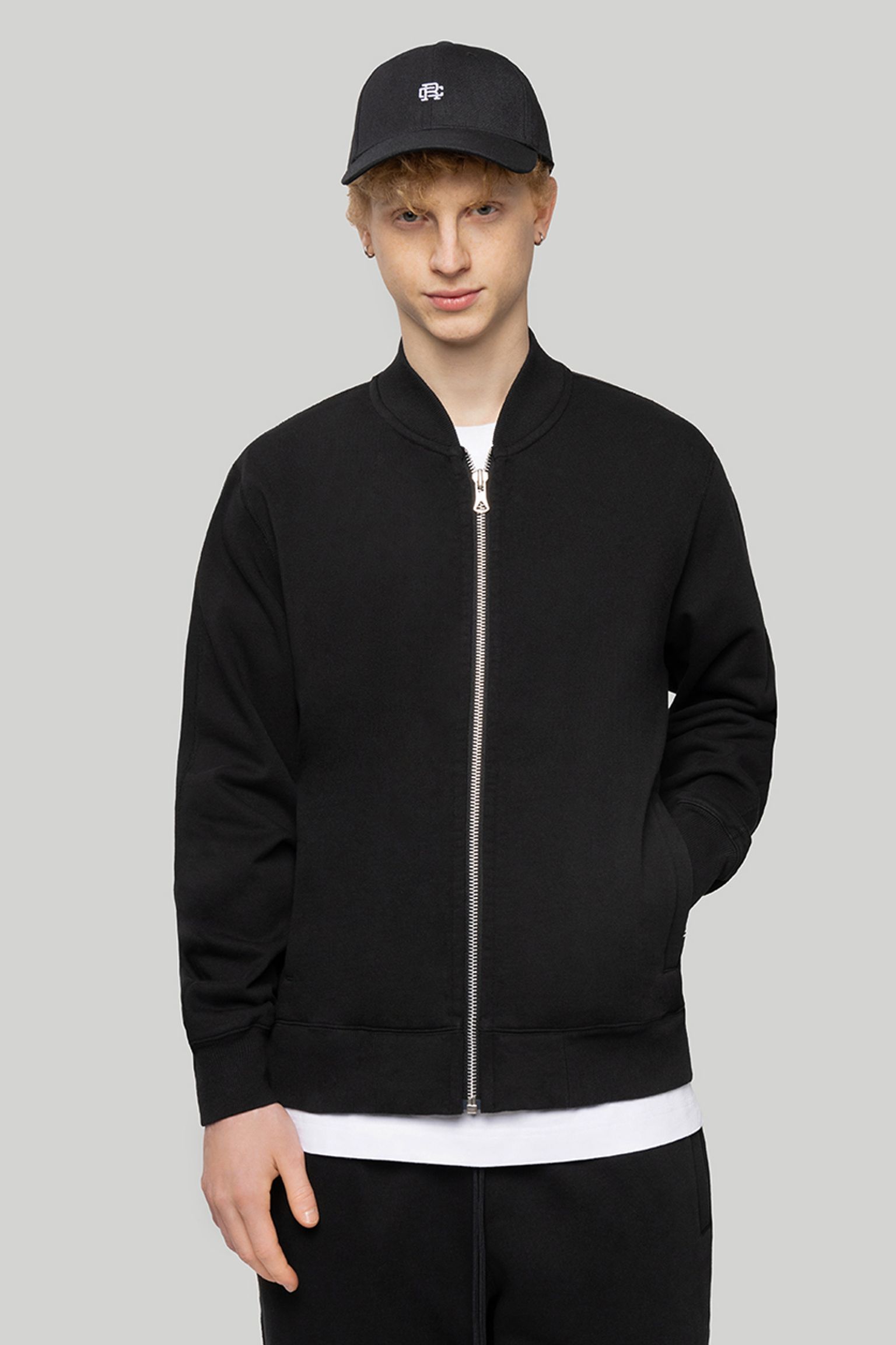 Спортивная кофта   HEAVYWEIGHT FLEECE BOMBER JACKET