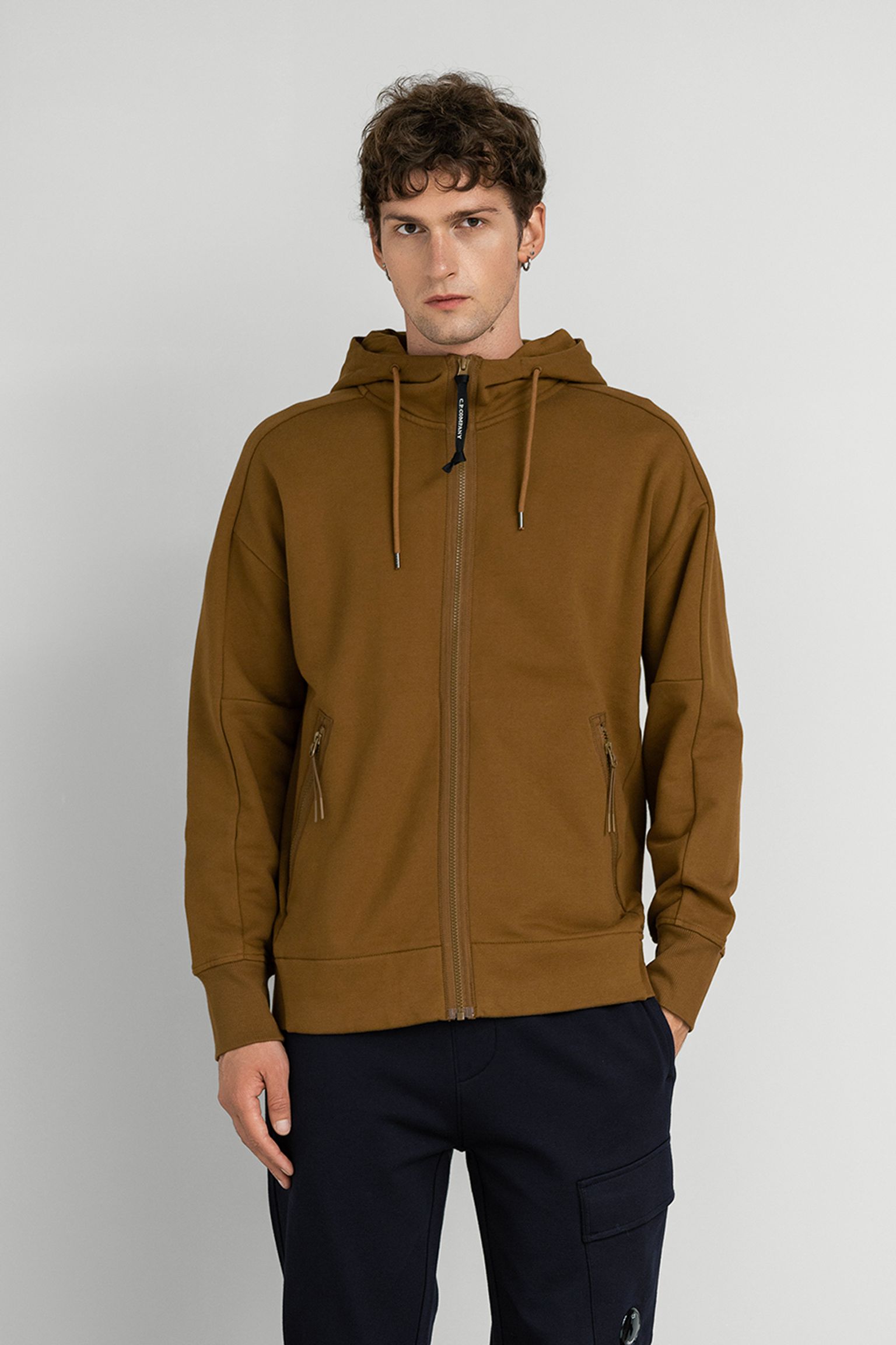 Спортивна кофта SWEATSHIRTS HOODED OPEN IN DIAGONAL RAISED FLEECE з доставкою