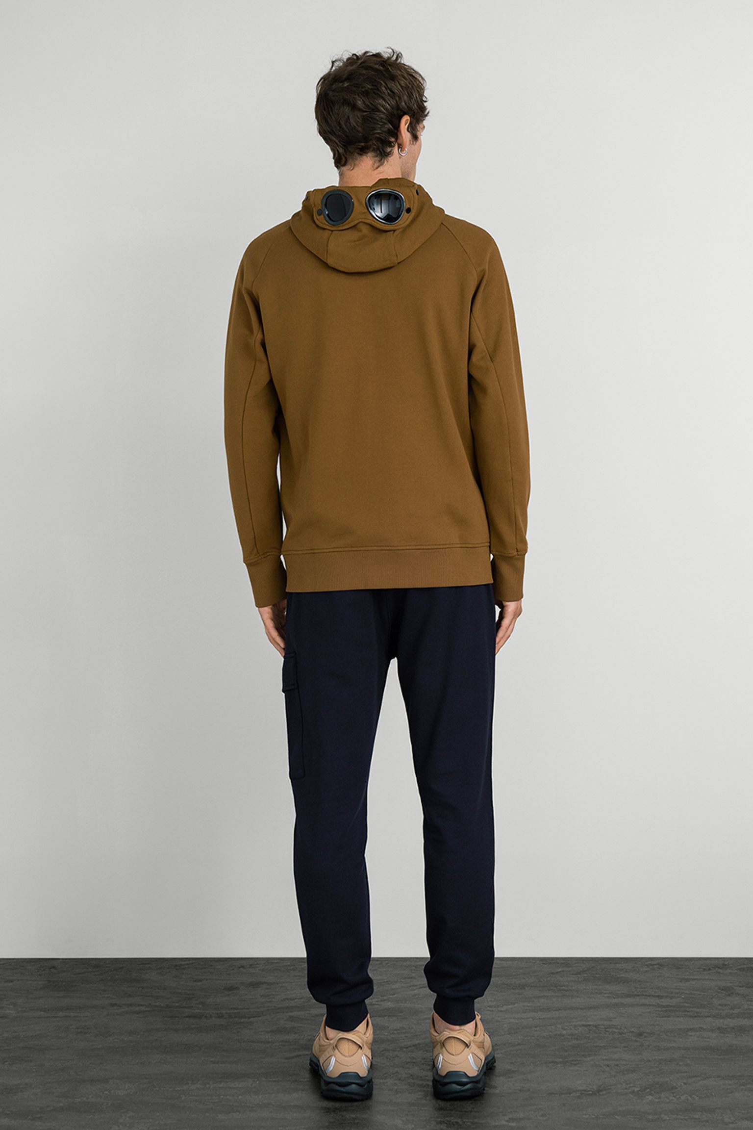 Стильні Спортивна кофта SWEATSHIRTS HOODED OPEN IN DIAGONAL RAISED FLEECE