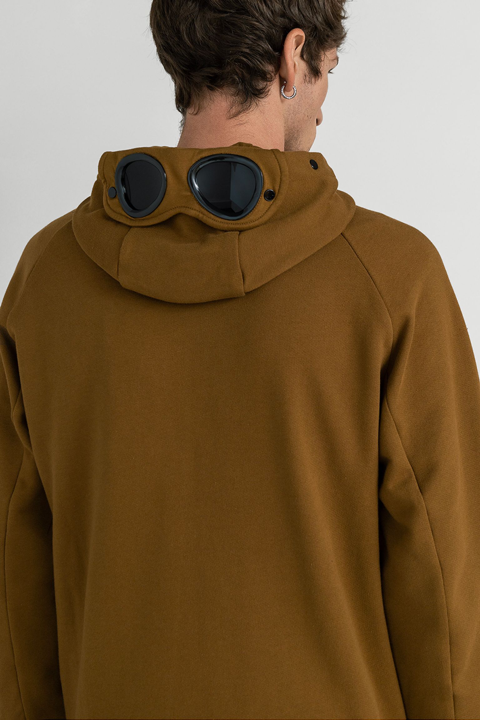 Широкий вибір Спортивна кофта SWEATSHIRTS HOODED OPEN IN DIAGONAL RAISED FLEECE