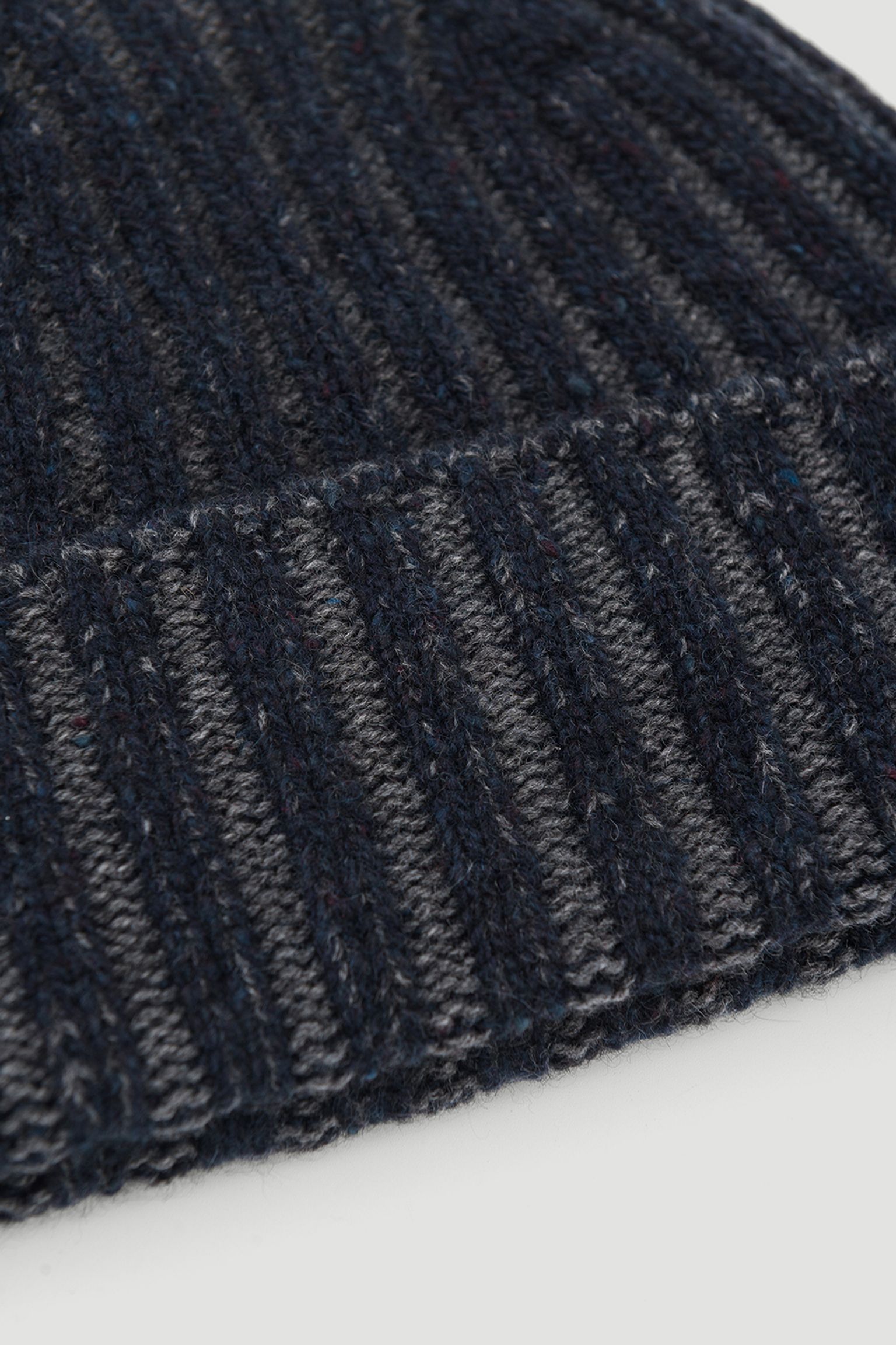 Шапка   CASHMERE DONEGAL PLAITED RIB BEANIE