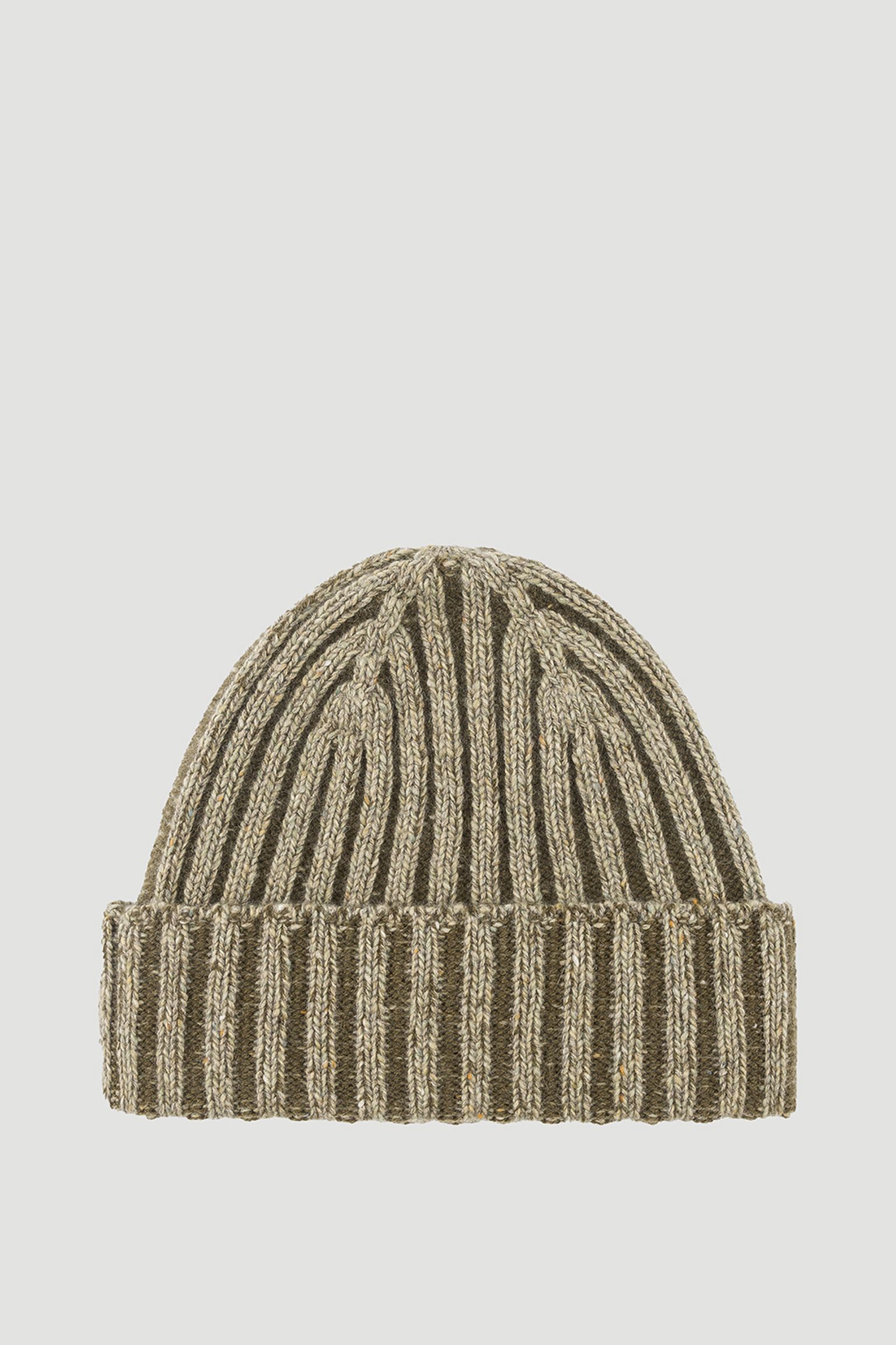 Шапка   CASHMERE DONEGAL PLAITED RIB BEANIE