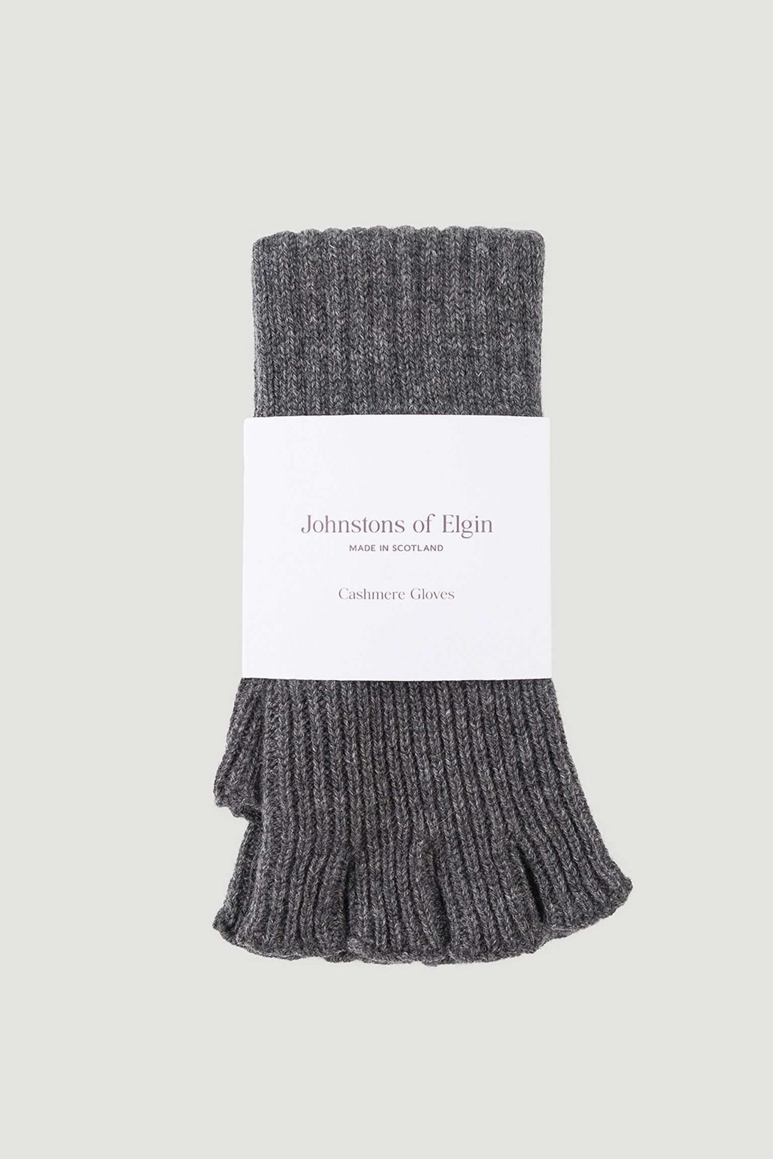 Мітенки   CASHMERE RIBBED FINGERLESS GLOVES