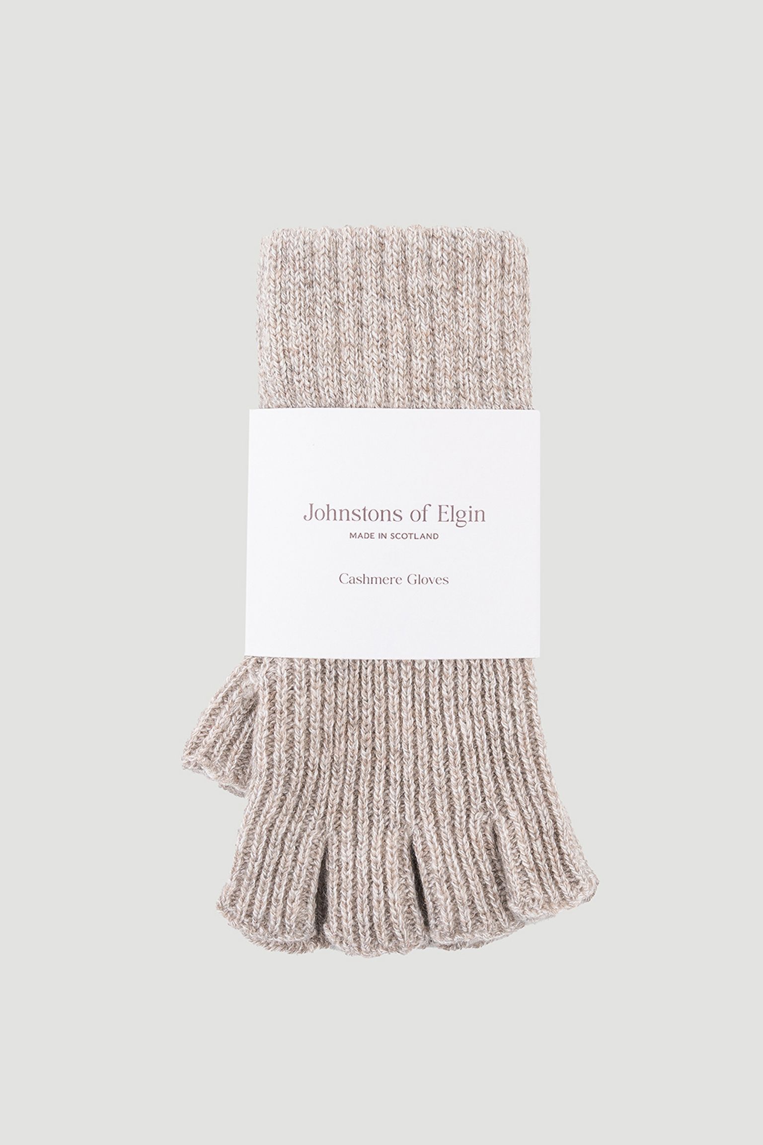 Мітенки   CASHMERE RIBBED FINGERLESS GLOVES