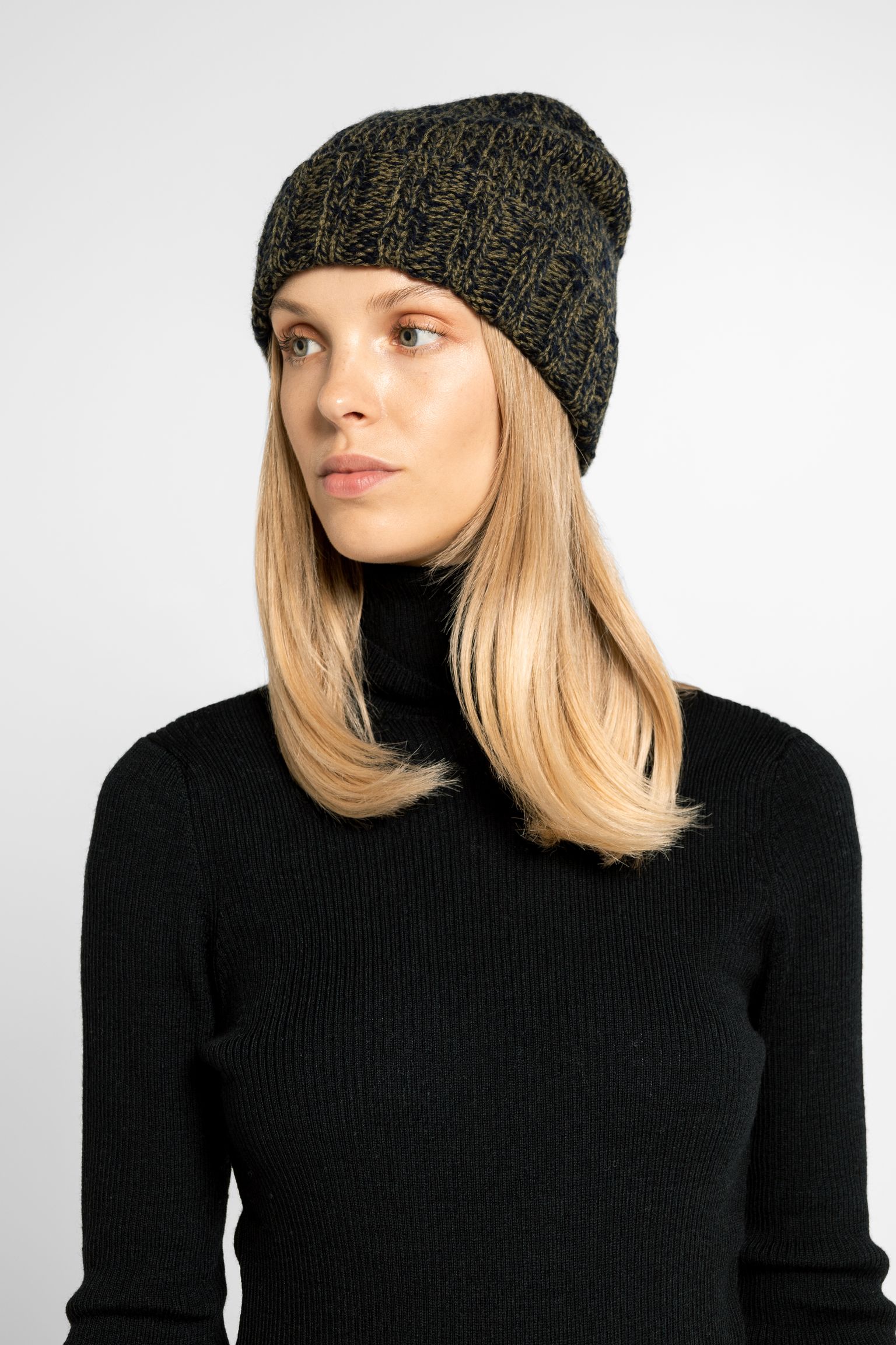 Шапка   WOOL CASHMERE SLUB BEANIE