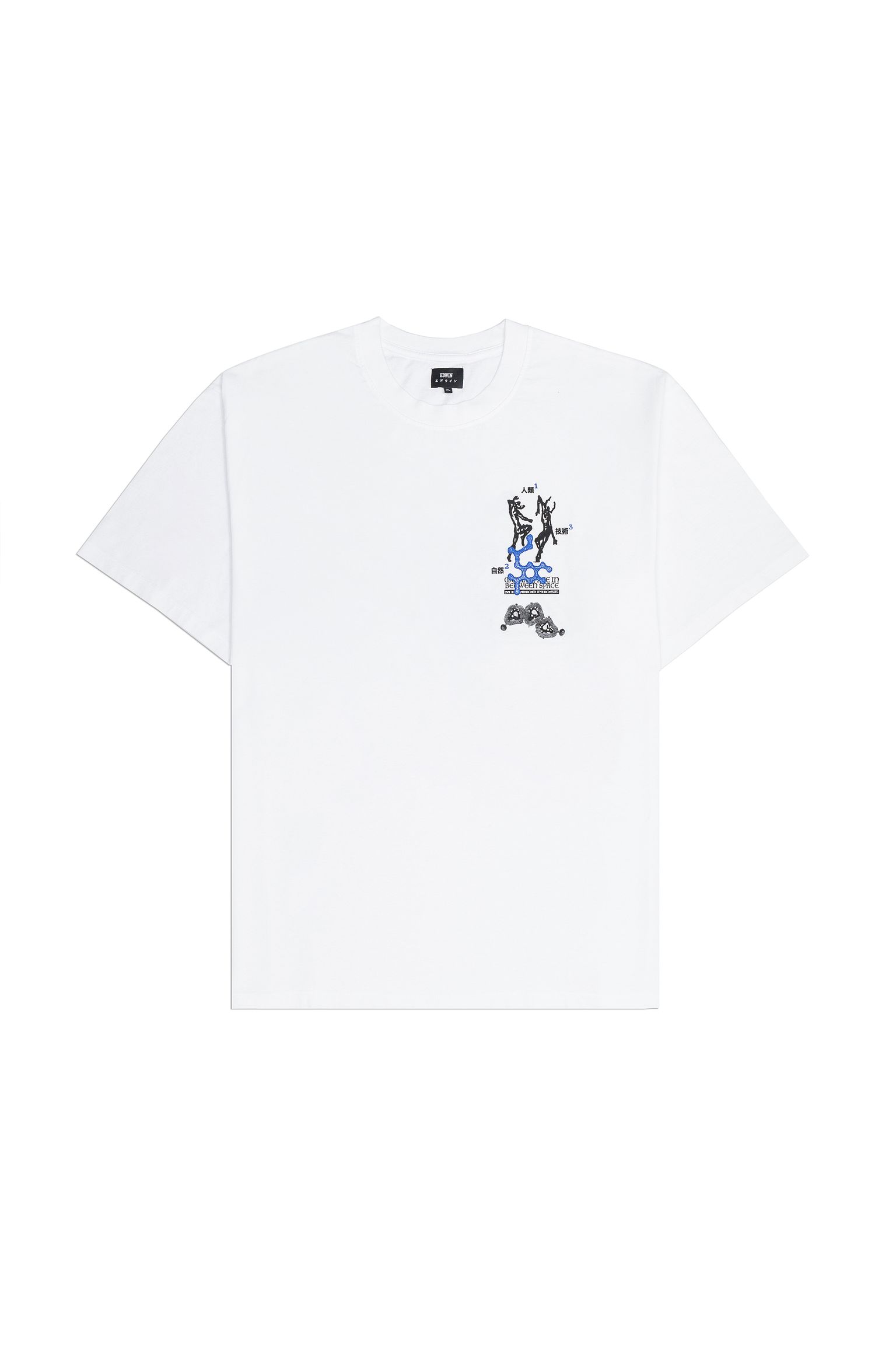 футболка Human Nature Technology TS Single Jersey White garment washed купить