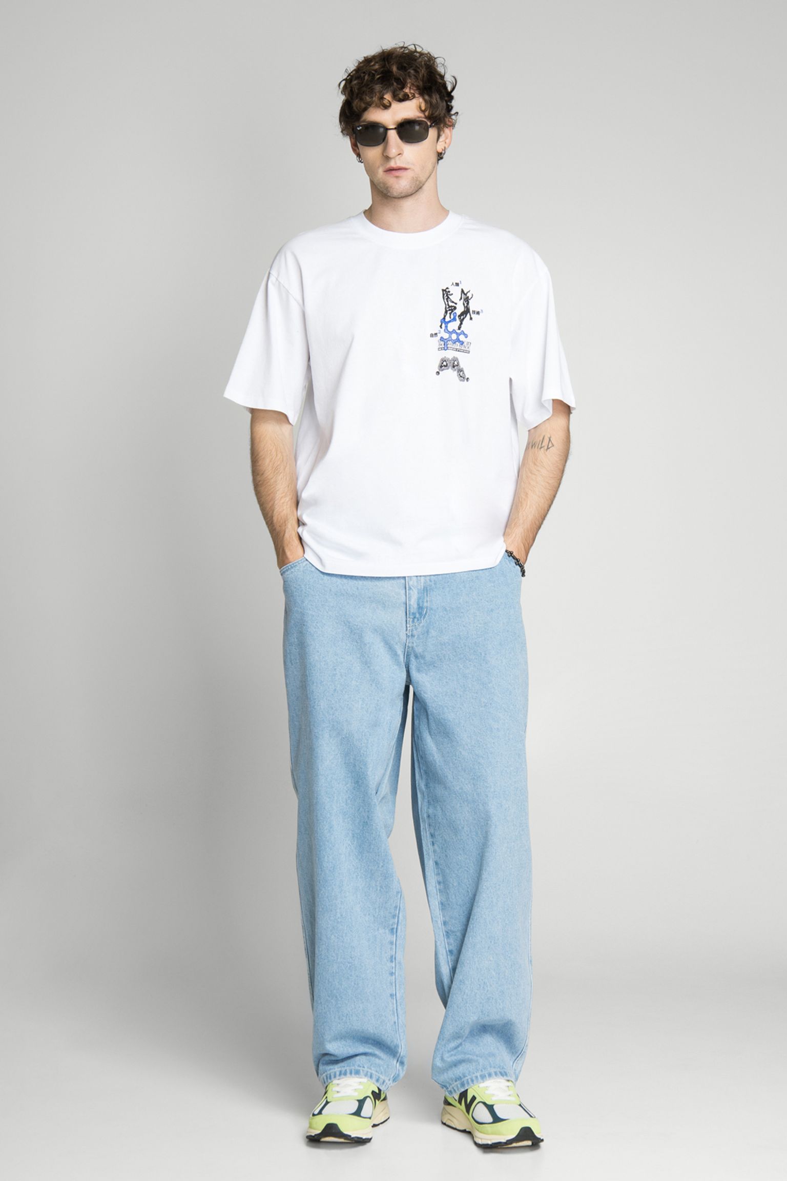 футболка Human Nature Technology TS Single Jersey White garment washed купить в Украине