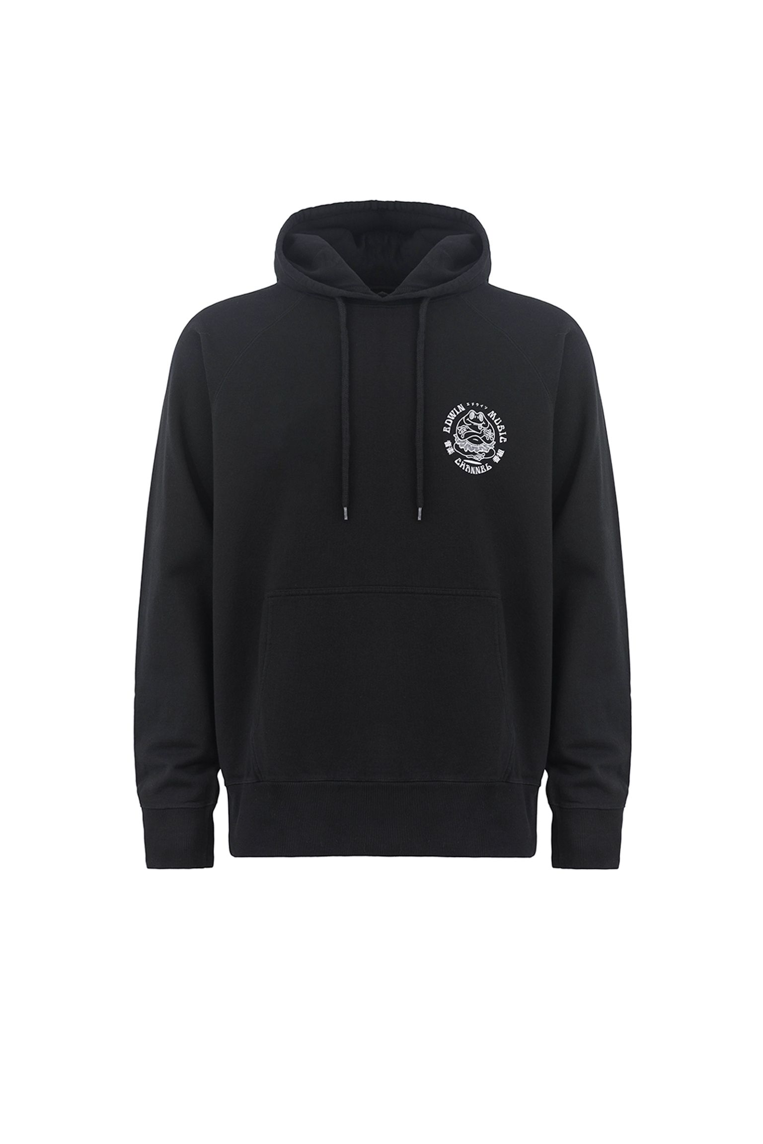 Худи Music Channel Hoodie Sweat Heavy Felpa Black garment washed купить