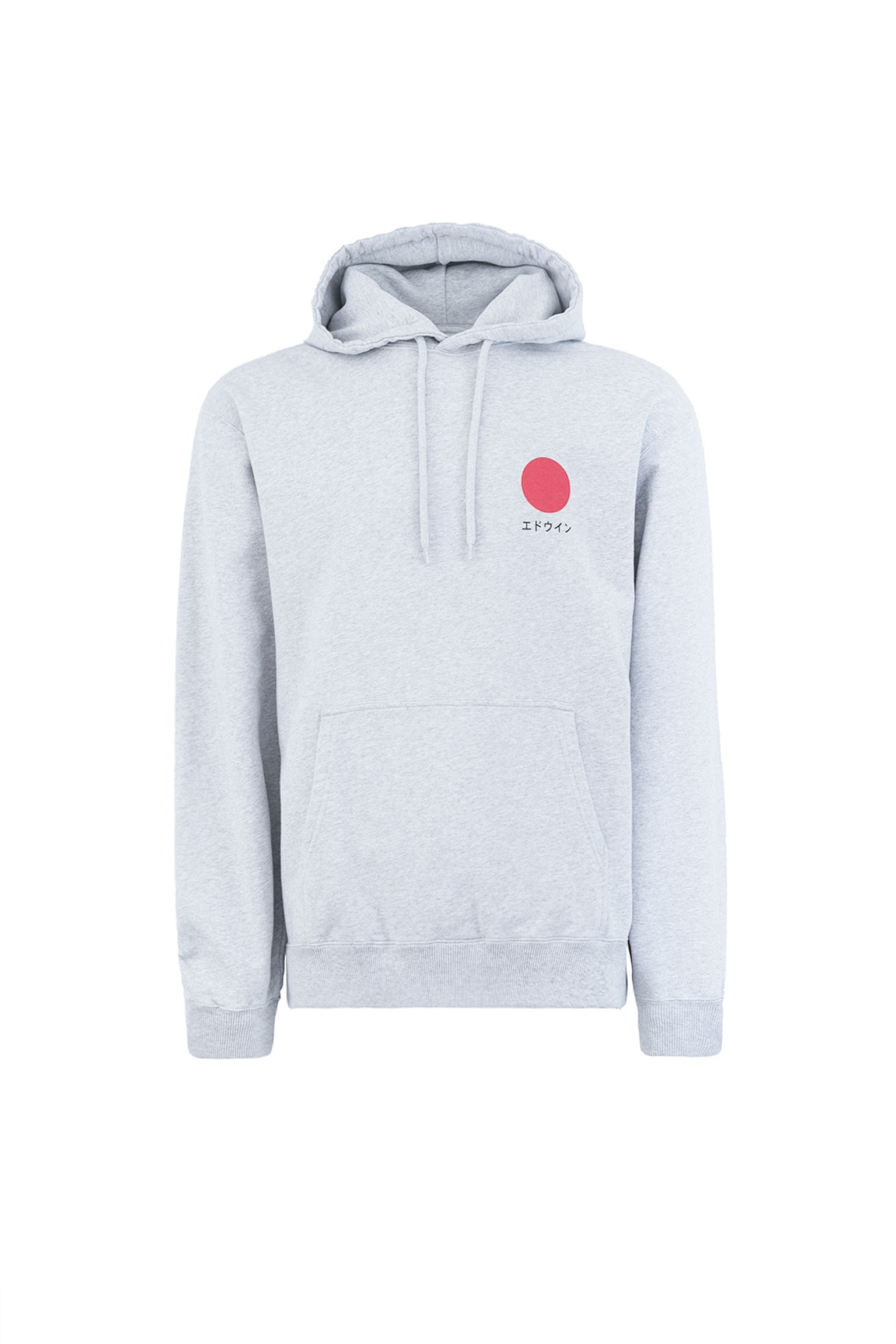 Худи Japanese Sun Hoodie Sweat Heavy Felpa Grey Marl garment washed купить