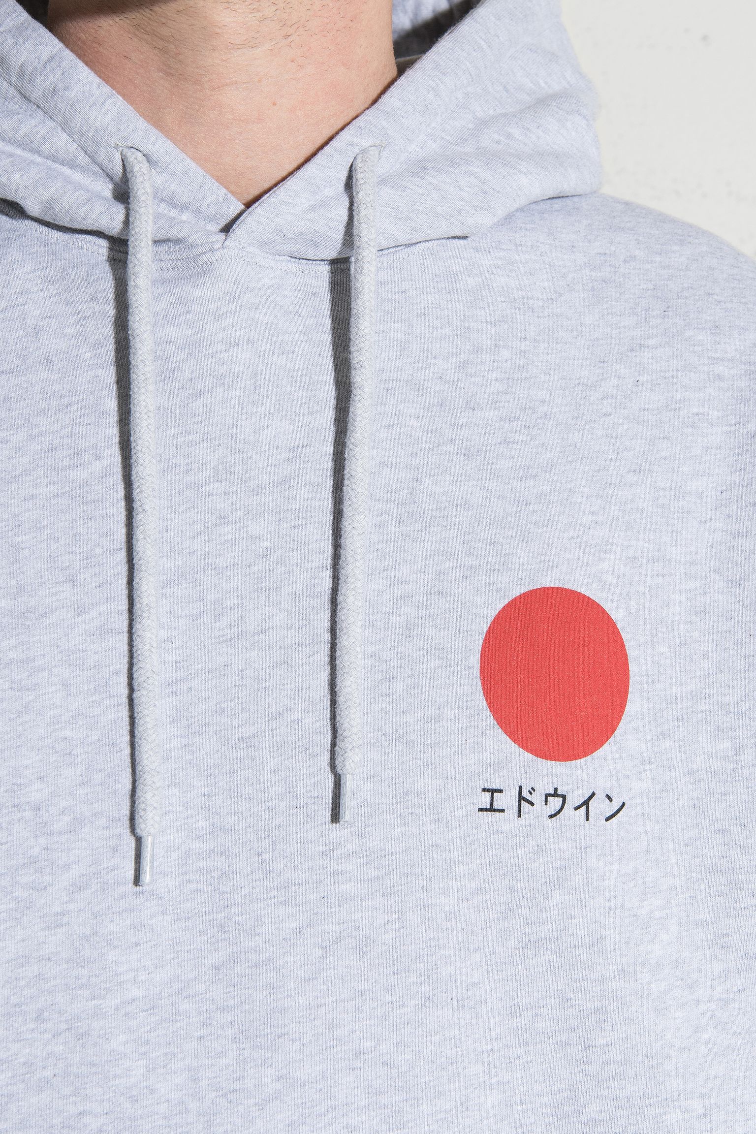 Широкий выбор Худи Japanese Sun Hoodie Sweat Heavy Felpa Grey Marl garment washed