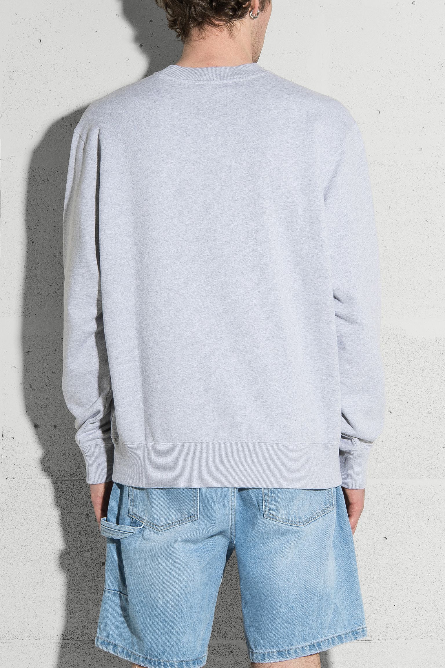 Стильні Світшот Japanese Sun Sweat Heavy Felpa Grey Marl garment washed