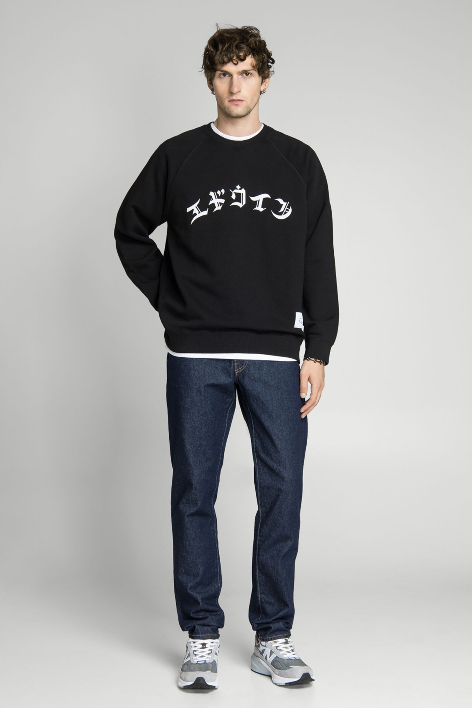 Свитшот High Life Low Levels Sweat Heavy Felpa Black garment washed купить в Украине